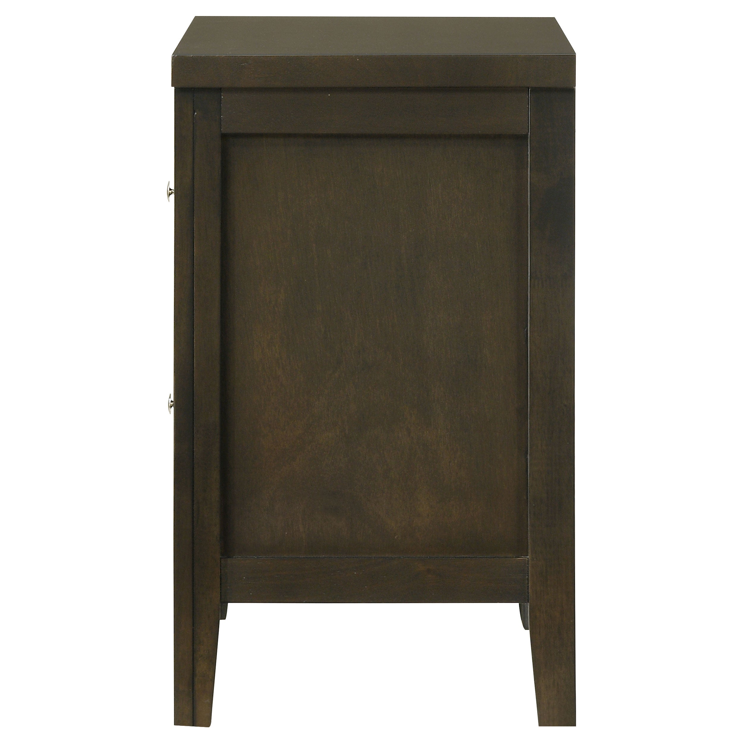 Wilkes 2-drawer Nightstand Bedside Table Dark Cocoa — view 5