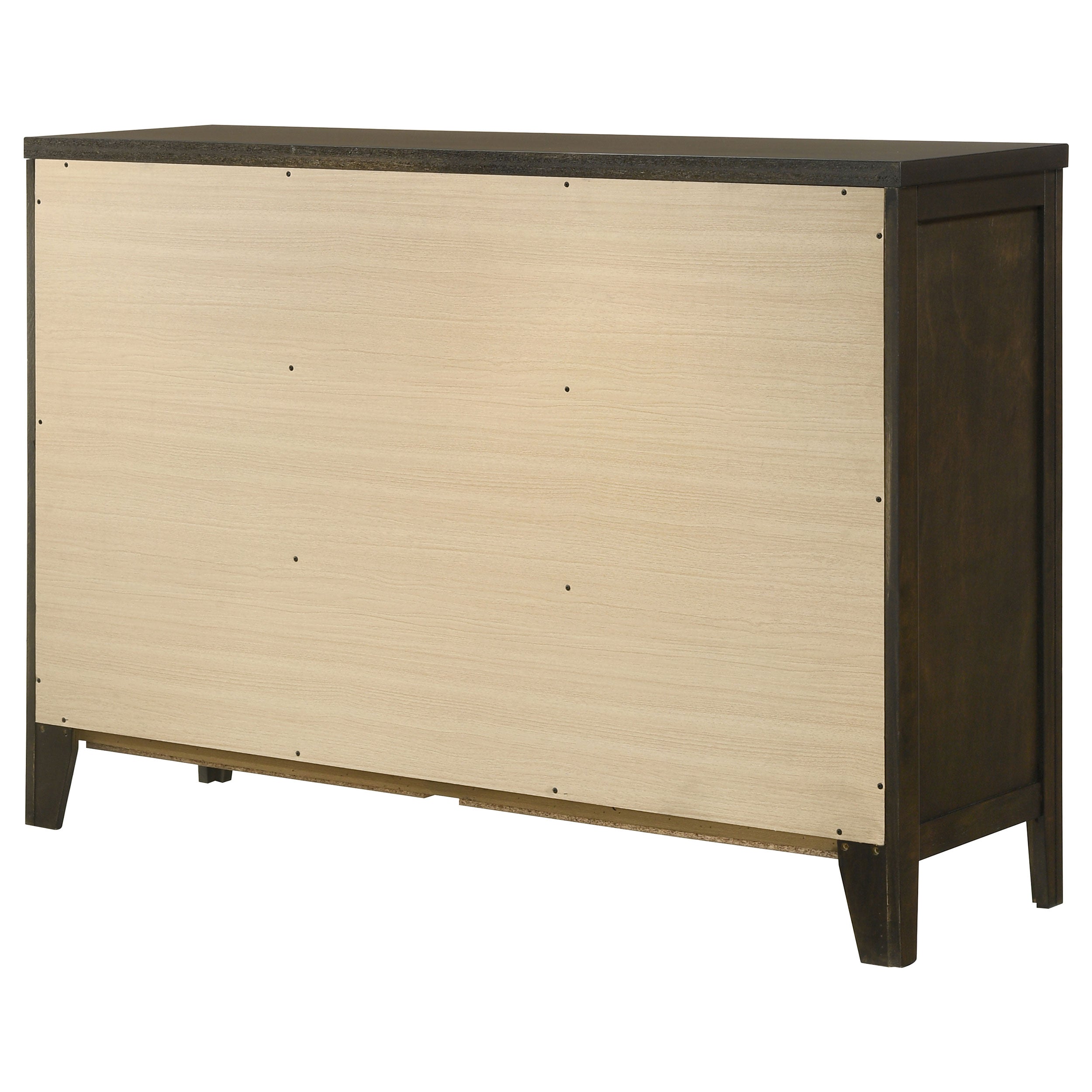 Wilkes 6-drawer Dresser Cabinet Dark Cocoa — view 8
