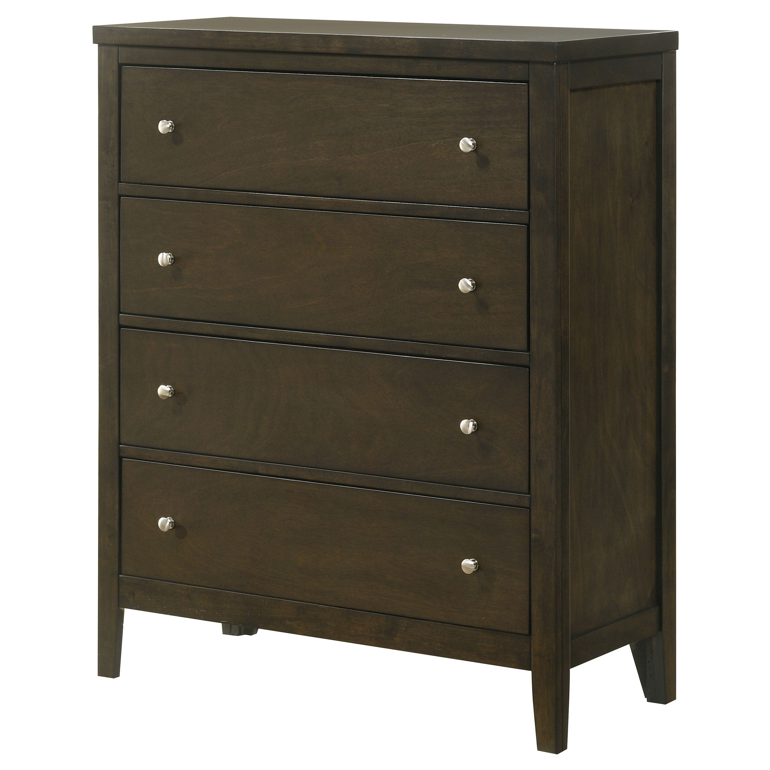 Wilkes 4-drawer Chest of Drawers Dark Cocoa — view 4