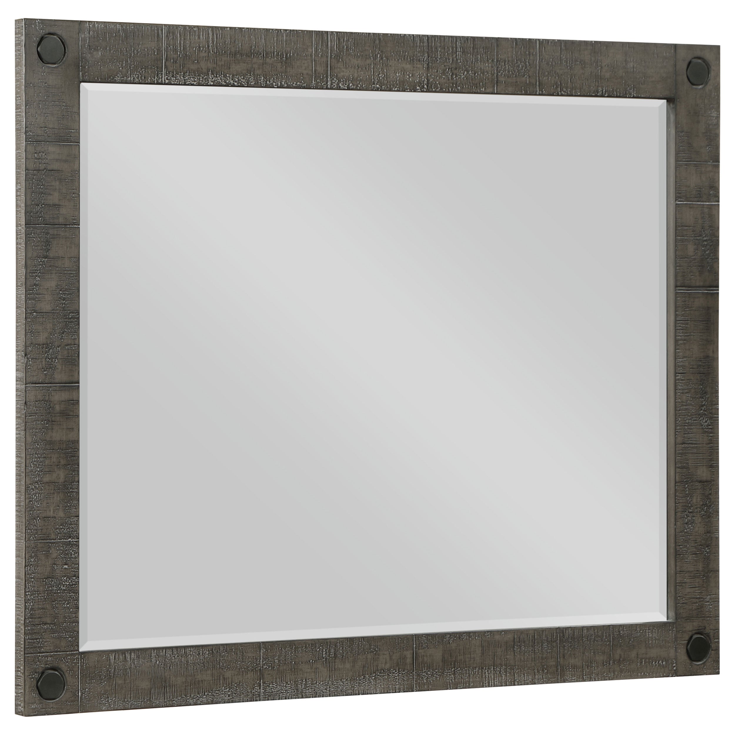 Lilith Dresser Mirror Distressed Grey — view 1