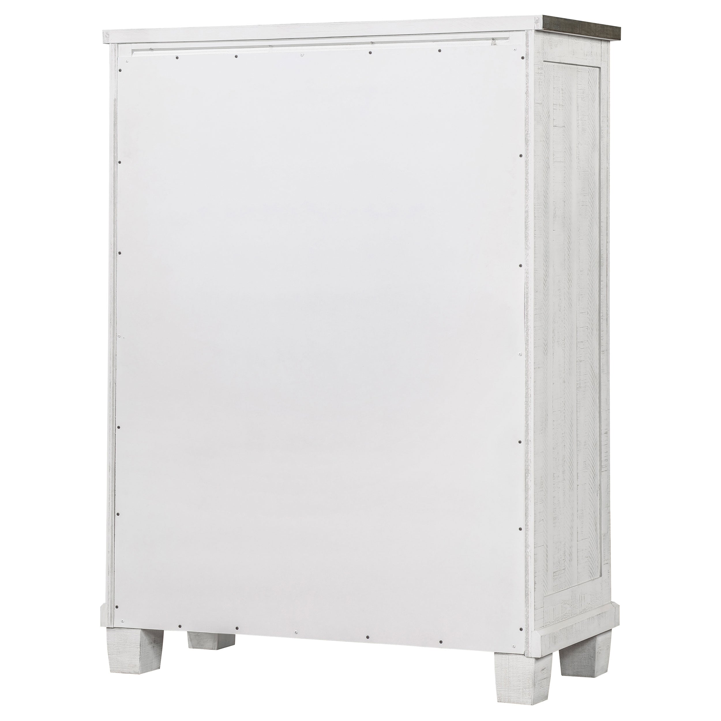 Lilith 5-drawer Bedroom Chest Distressed White — view 3