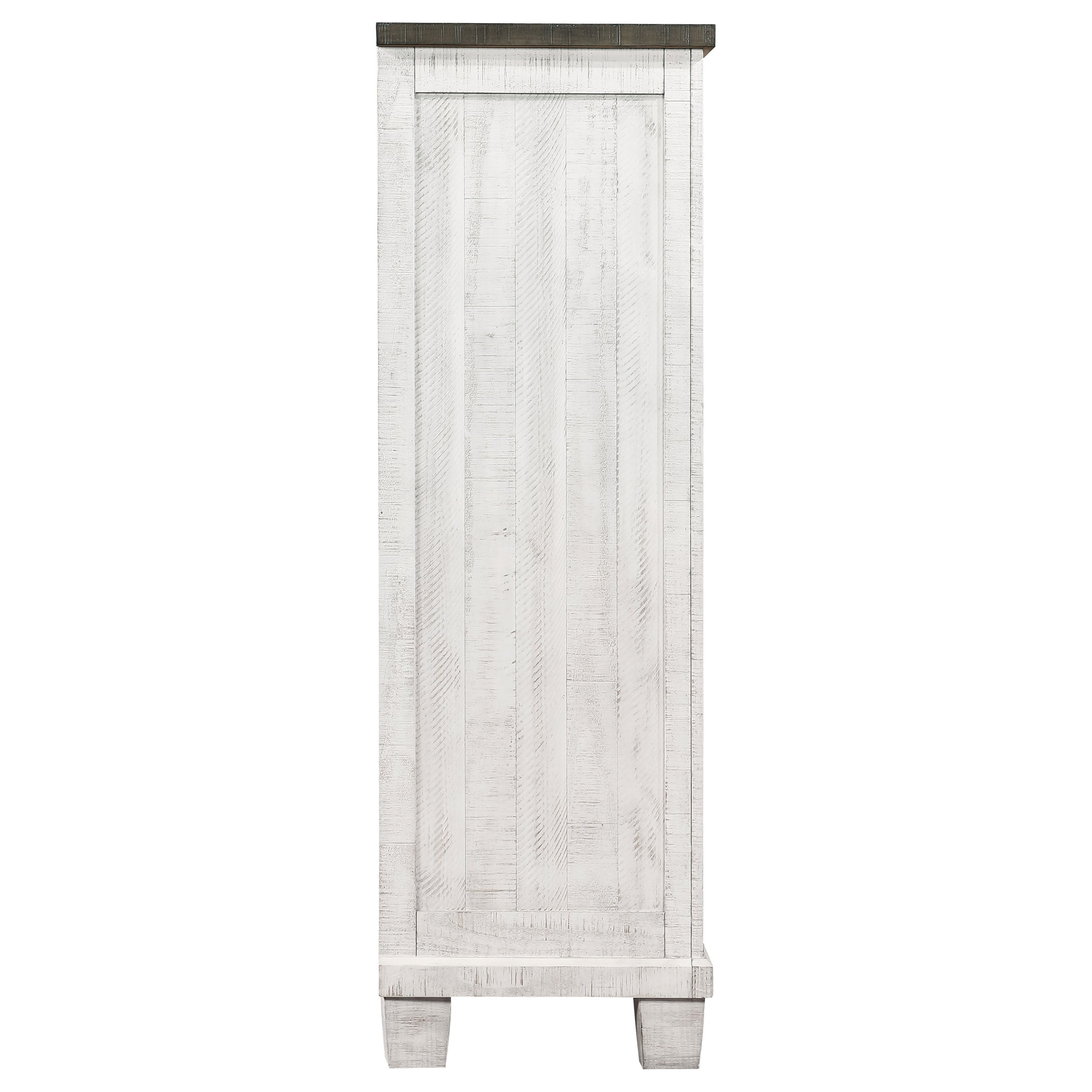 Lilith 5-drawer Bedroom Chest Distressed White — view 4