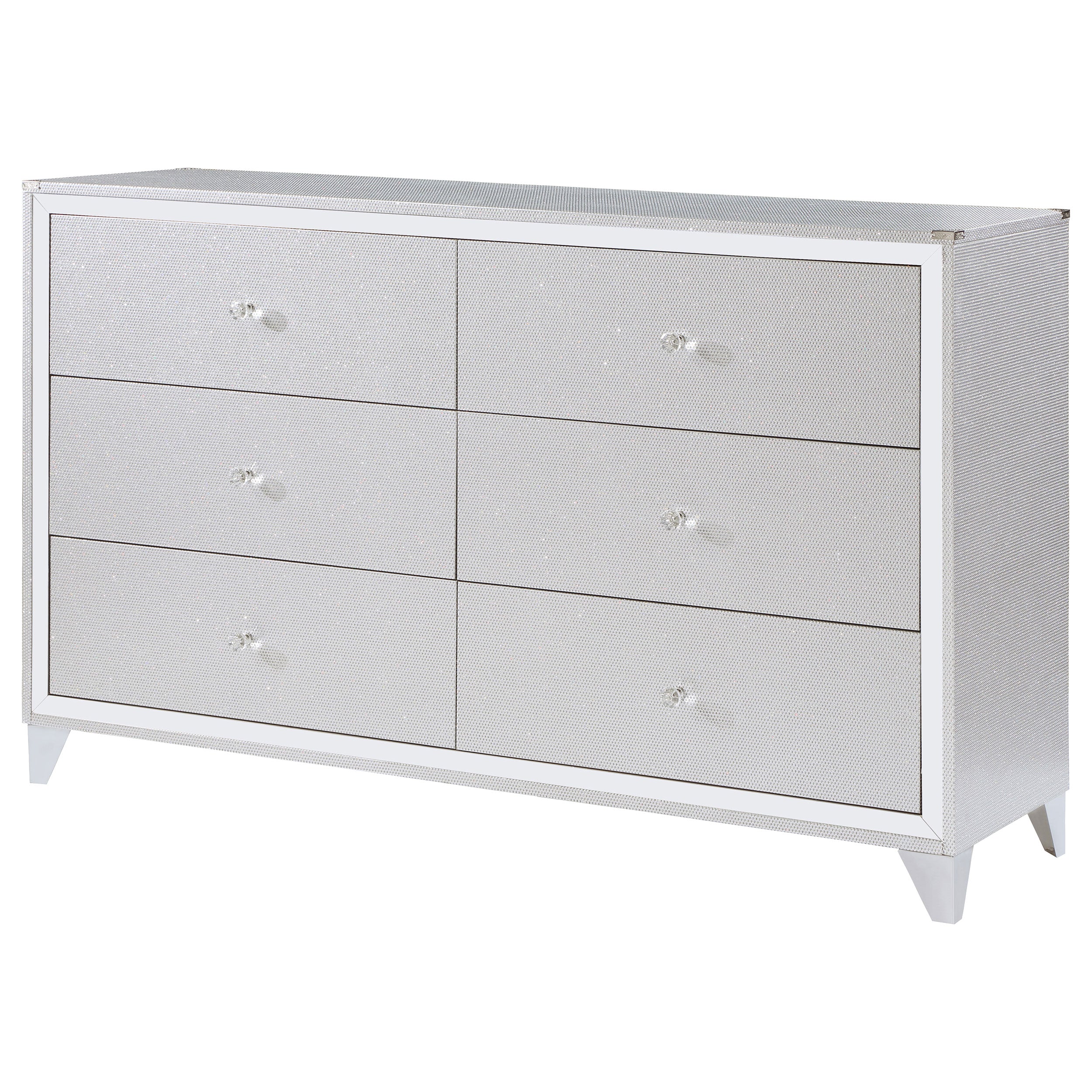 Larue 6-drawer Dresser Silver — view 4