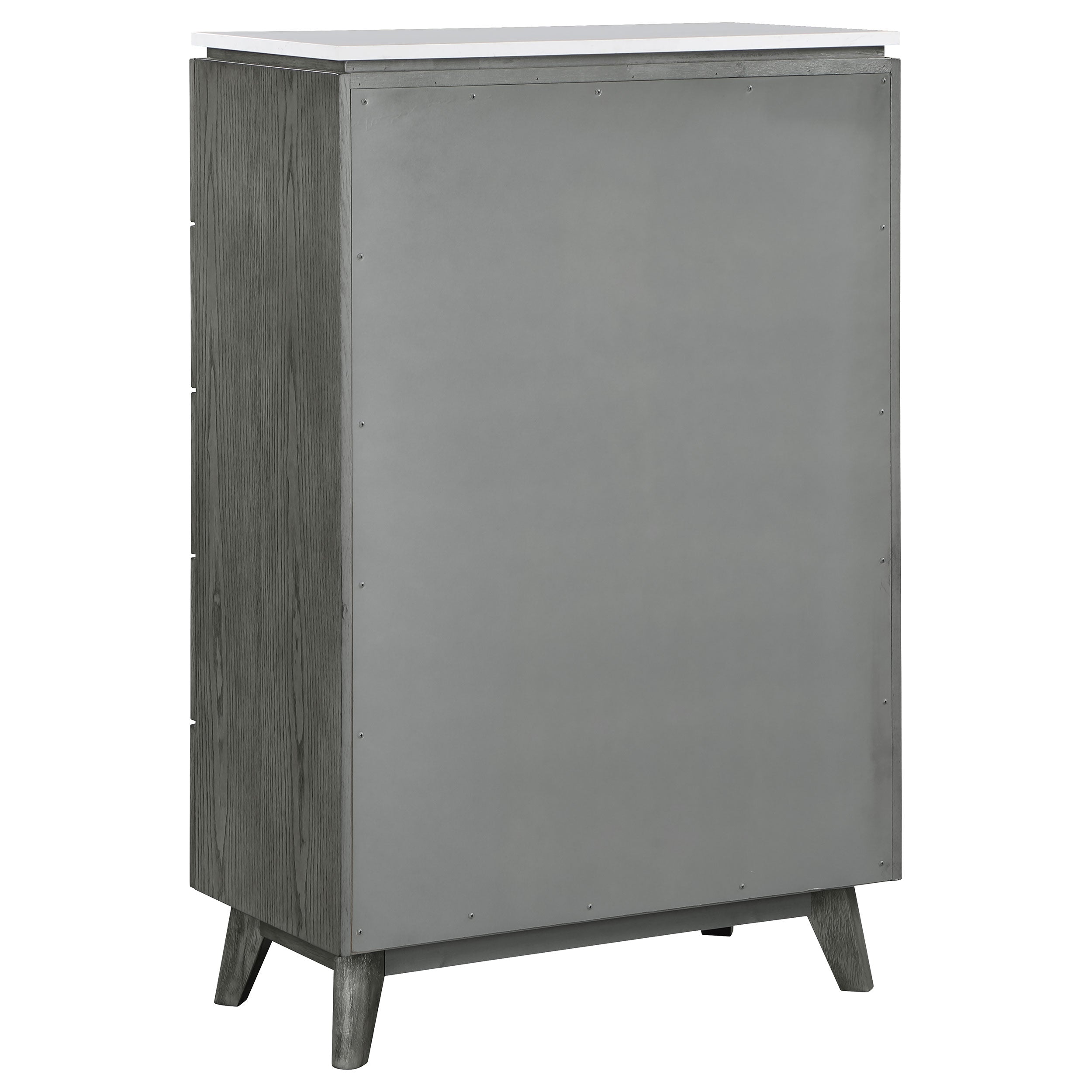 Nathan 5-drawer Bedroom Chest Grey — view 6