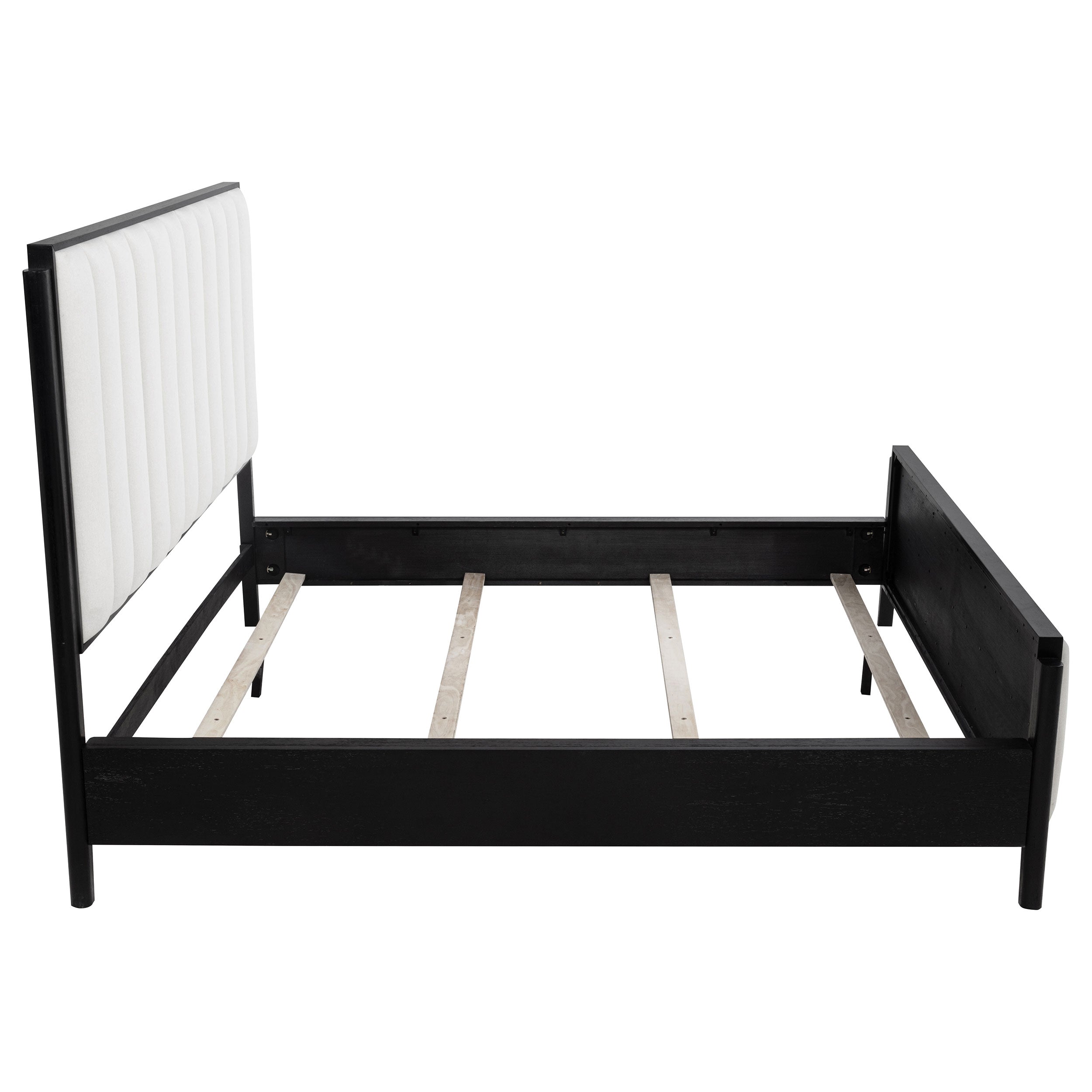 Brookmead 60-inch Upholstered California King Bed Black — view 6