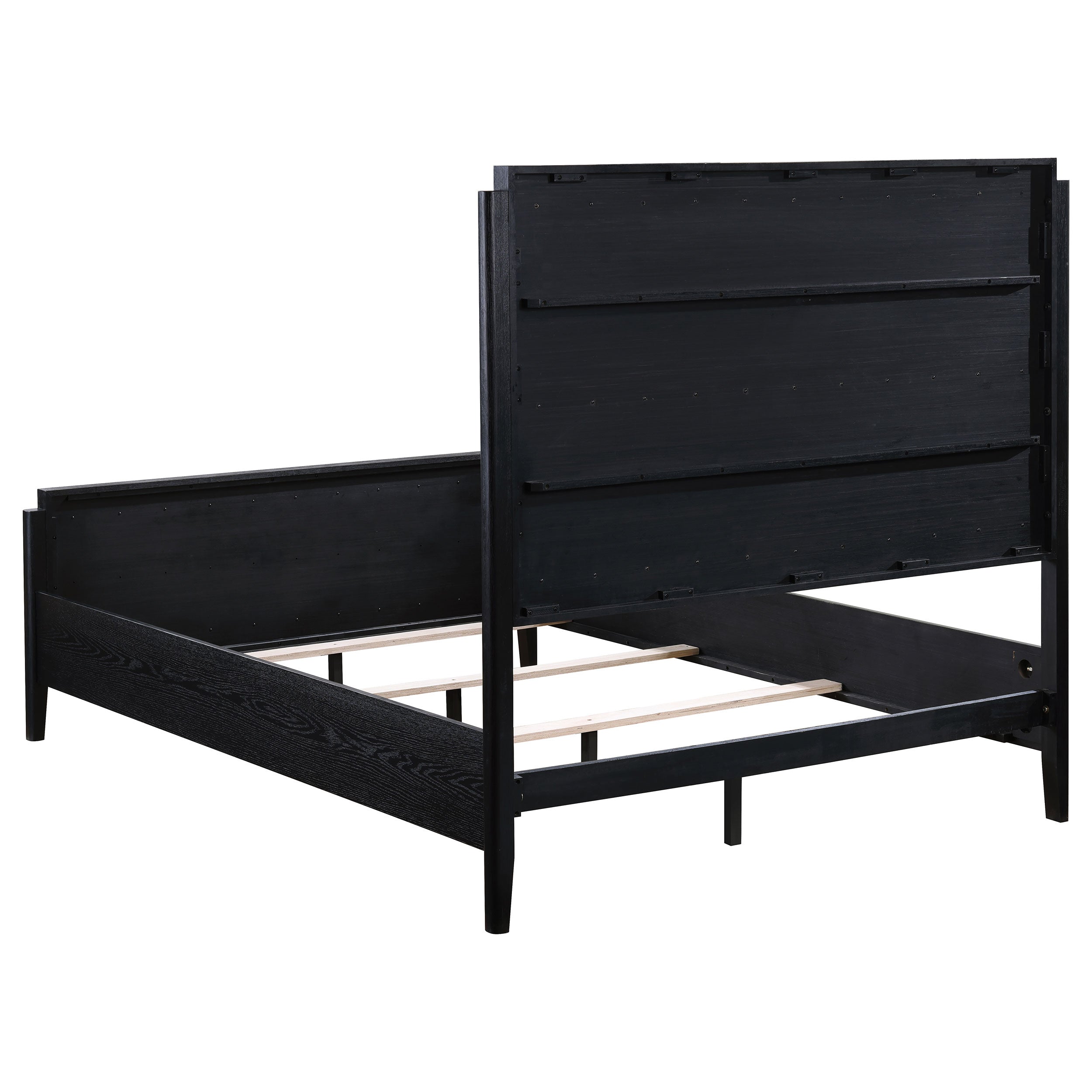 Brookmead 60-inch Upholstered Queen Bed Black — view 5
