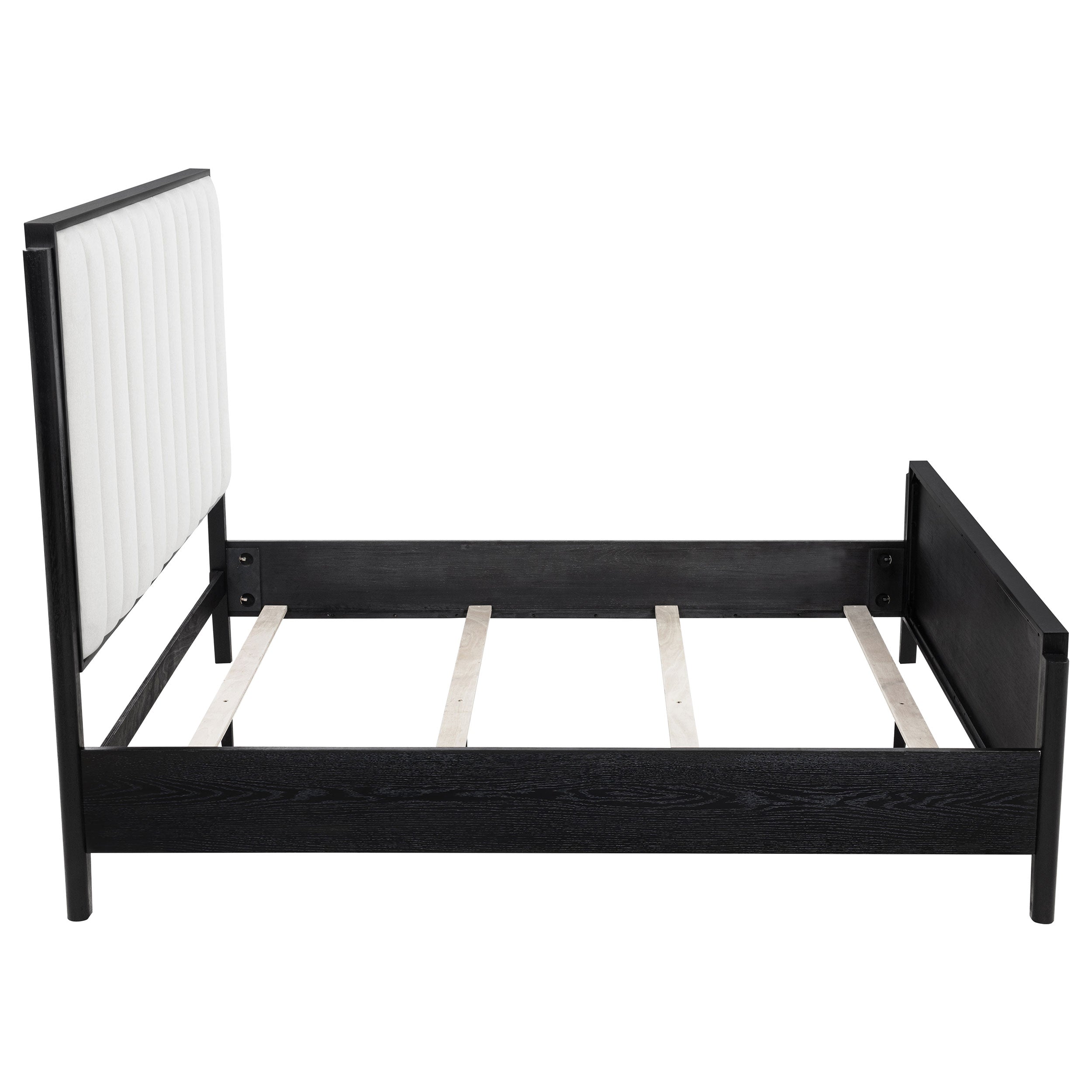 Brookmead 60-inch Upholstered Queen Bed Black — view 6
