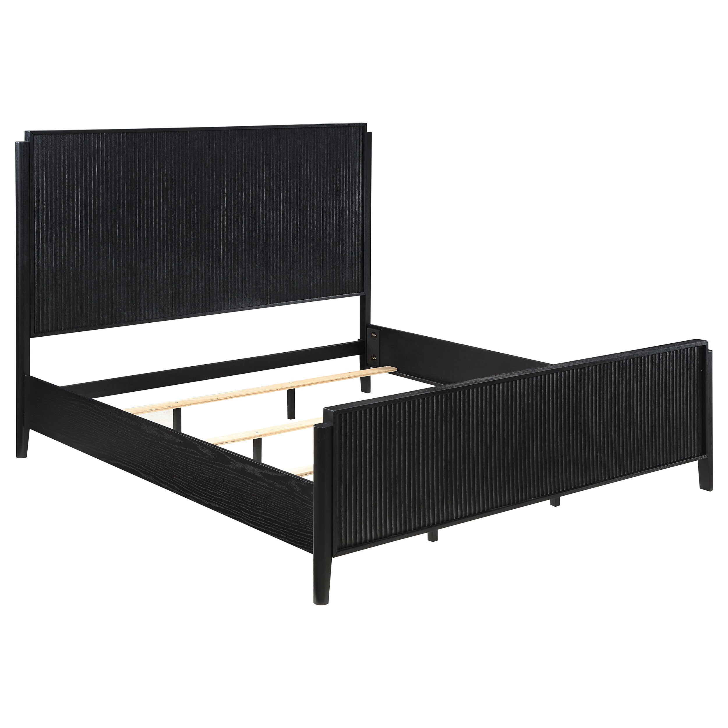 Brookmead 4-piece Eastern King Bedroom Set Black — view 3