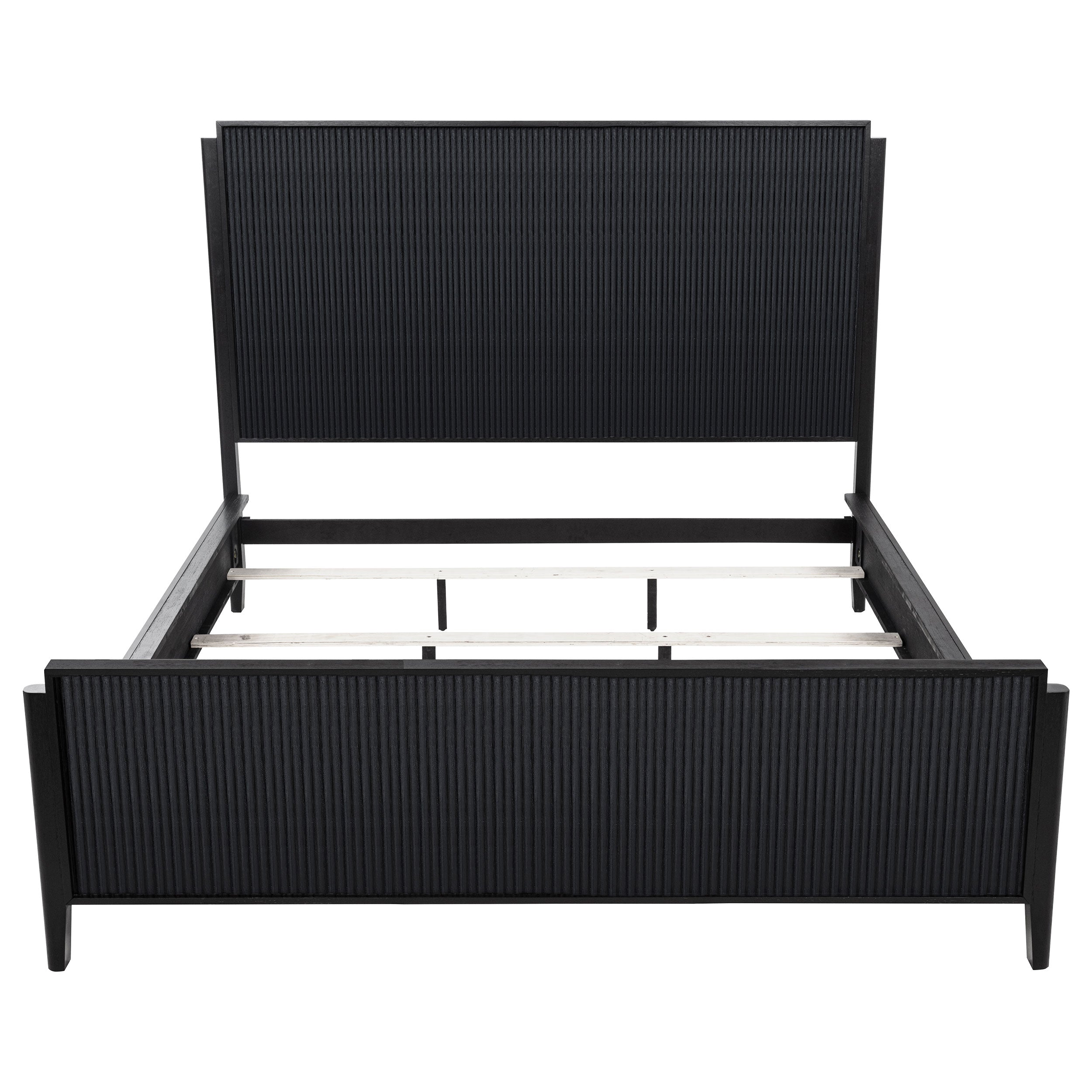 Brookmead Wood California King Panel Bed Black — view 4