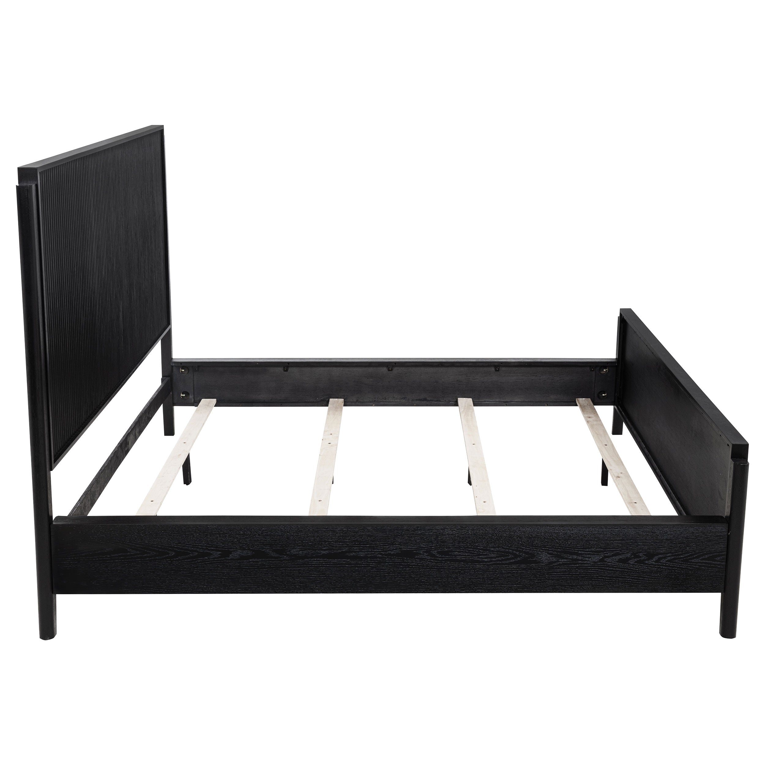 Brookmead Wood California King Panel Bed Black — view 6