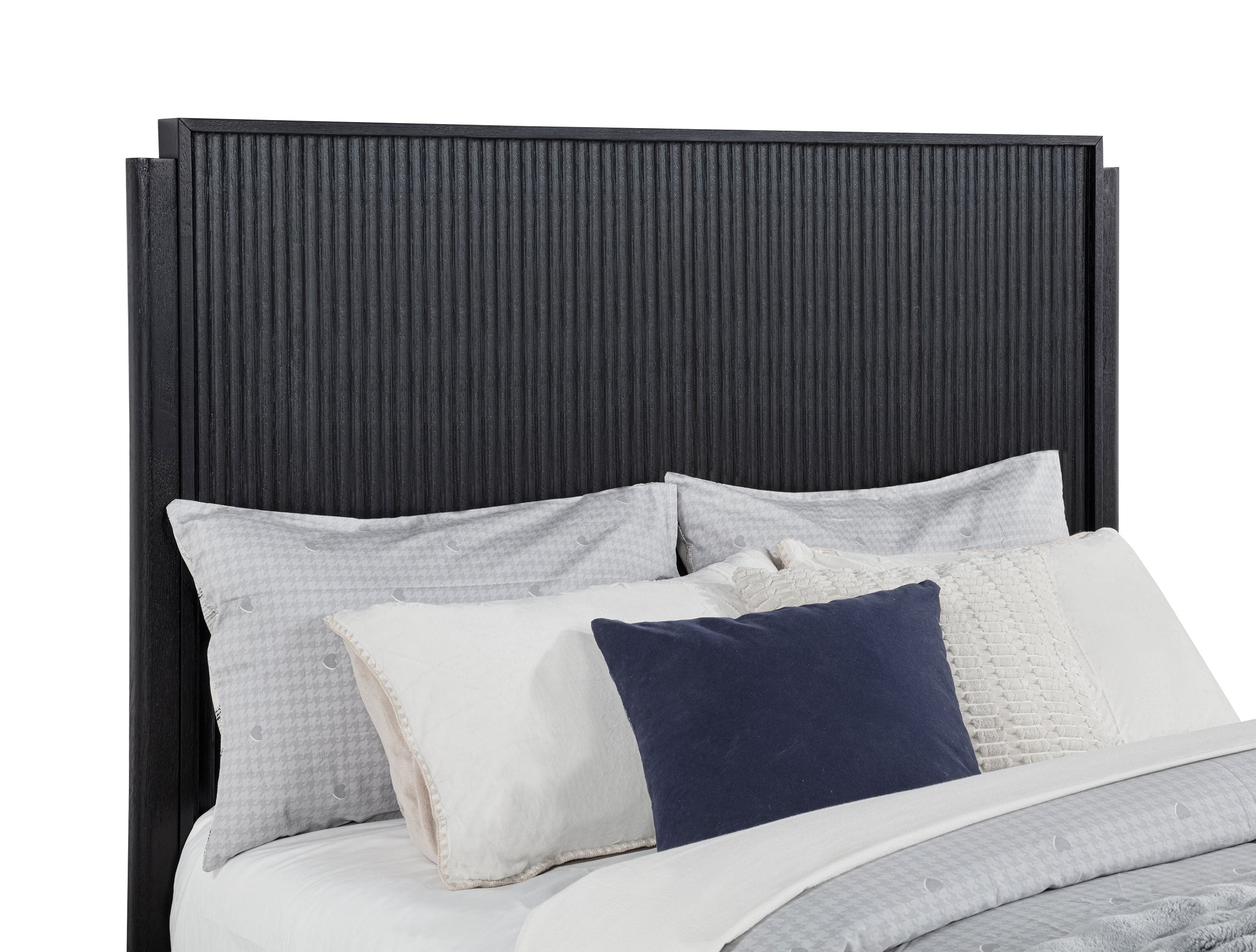 Brookmead Wood Queen Panel Bed Black — view 7