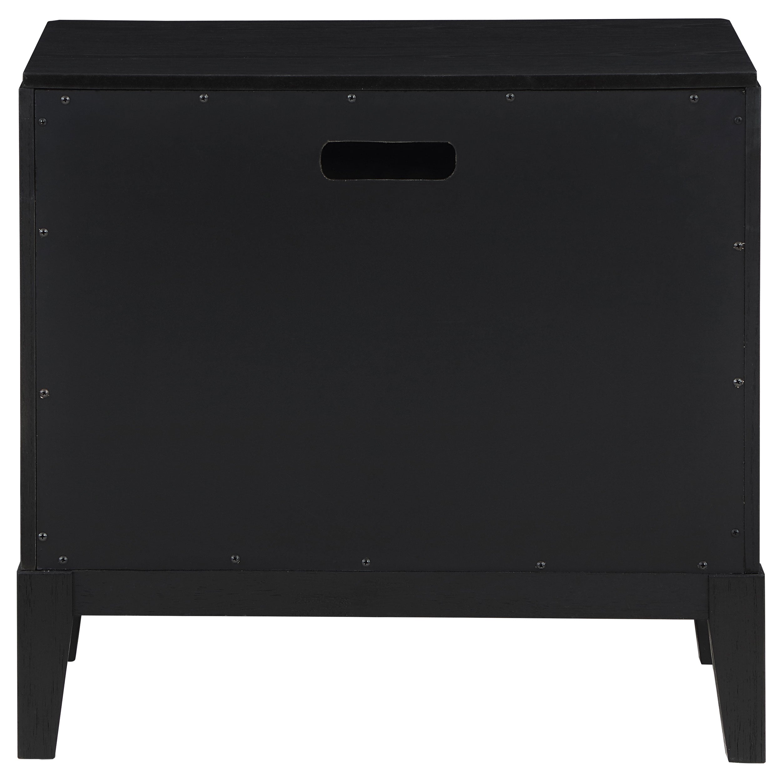Brookmead 2-drawer Nightstand Black — view 7