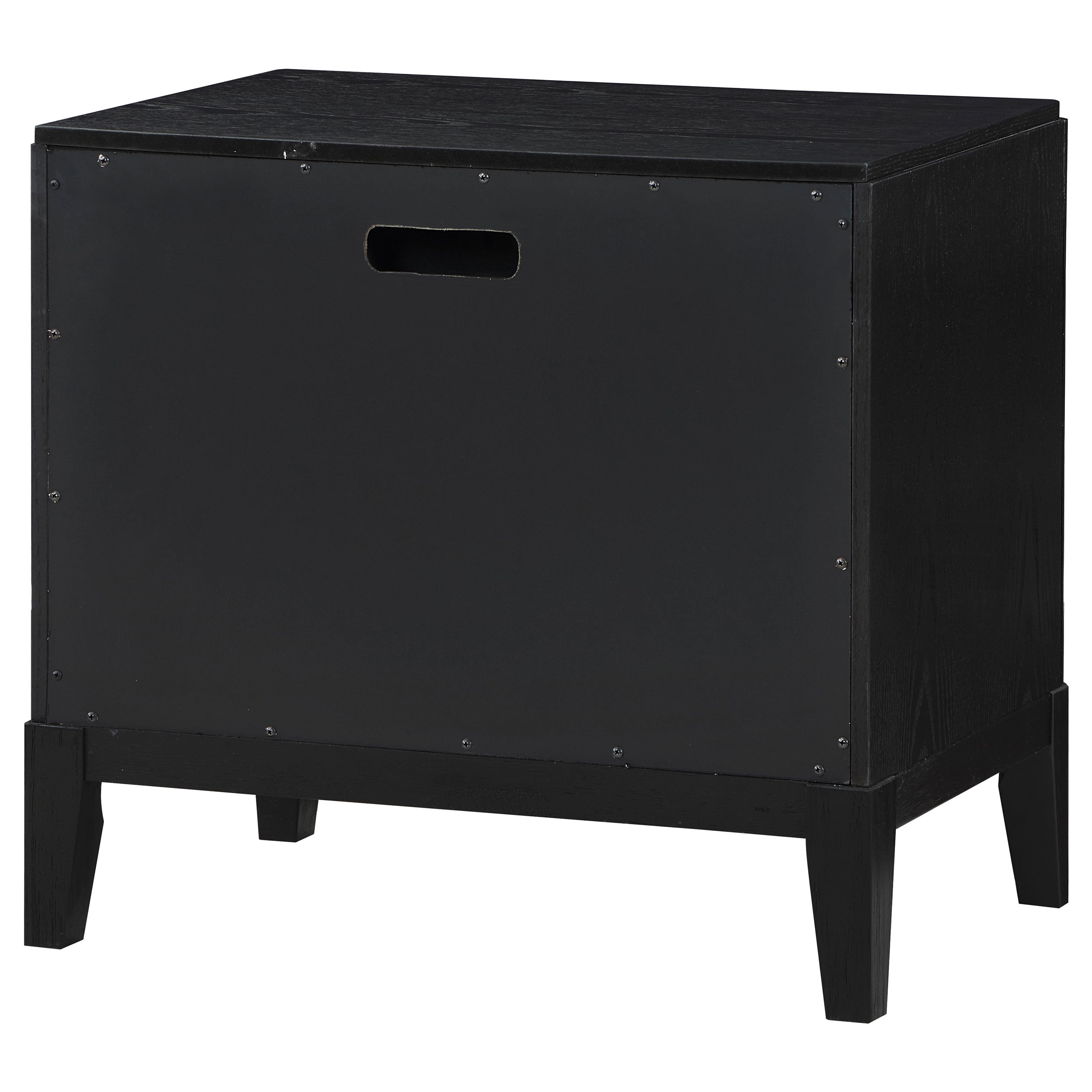 Brookmead 2-drawer Nightstand Black — view 8