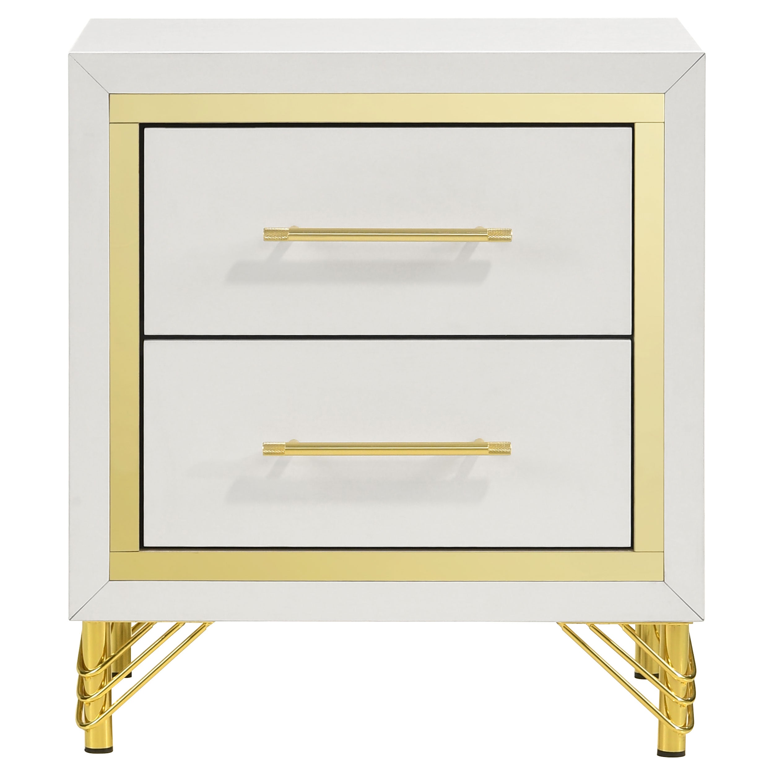 Lucia 4-piece Queen Bedroom Set Beige and White — view 6