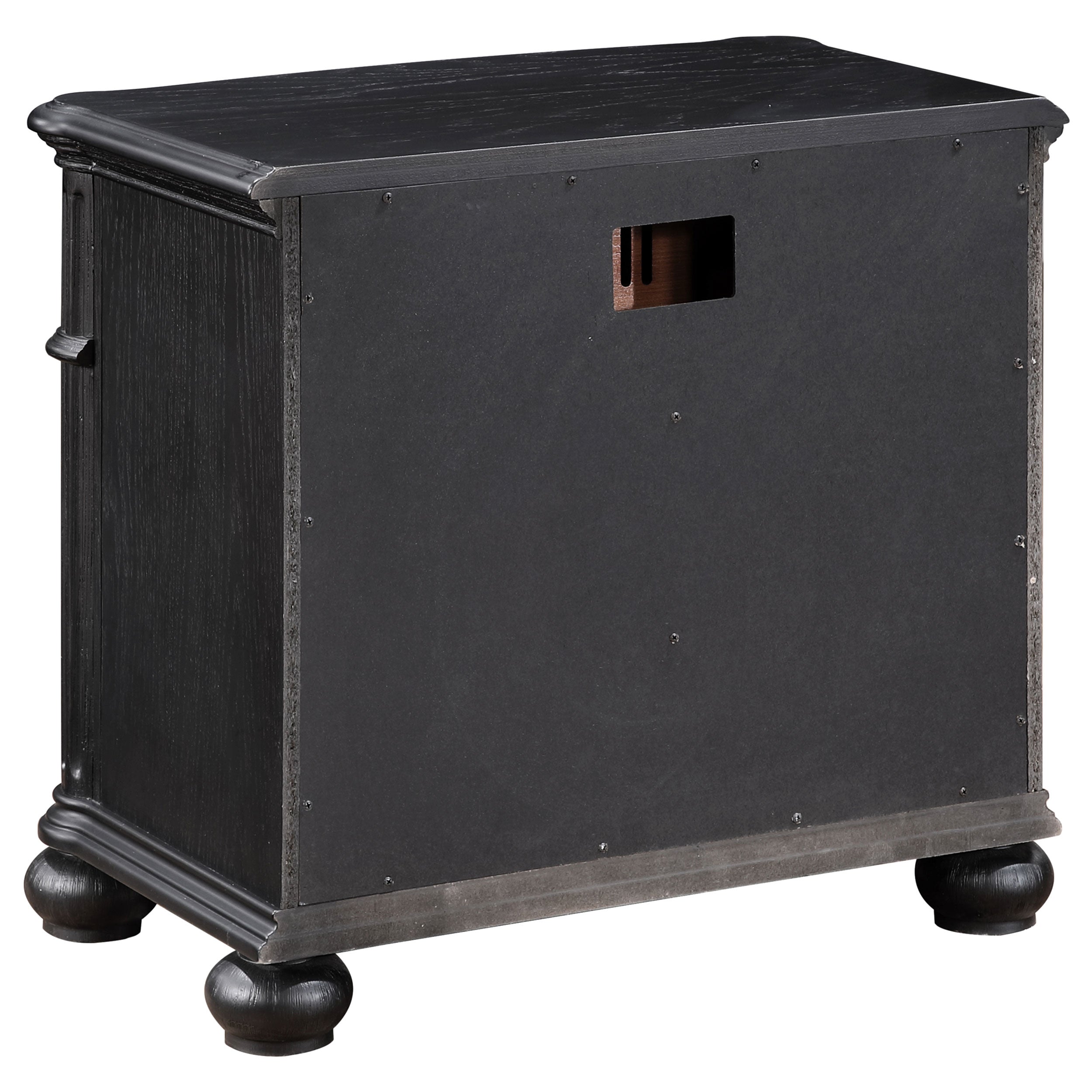 Celina 3-drawer Nightstand Black — view 6