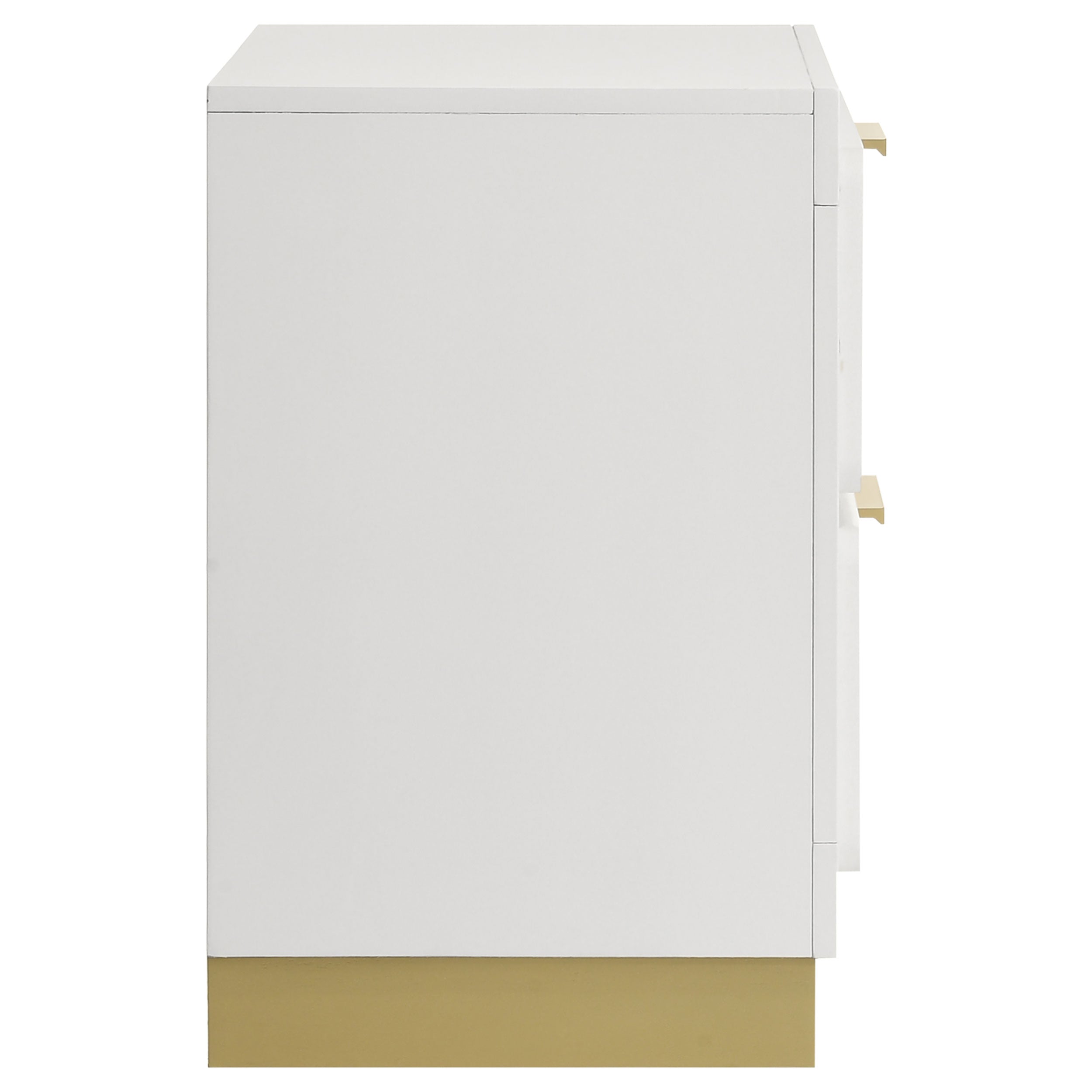 Caraway 2-drawer Nightstand White — view 9
