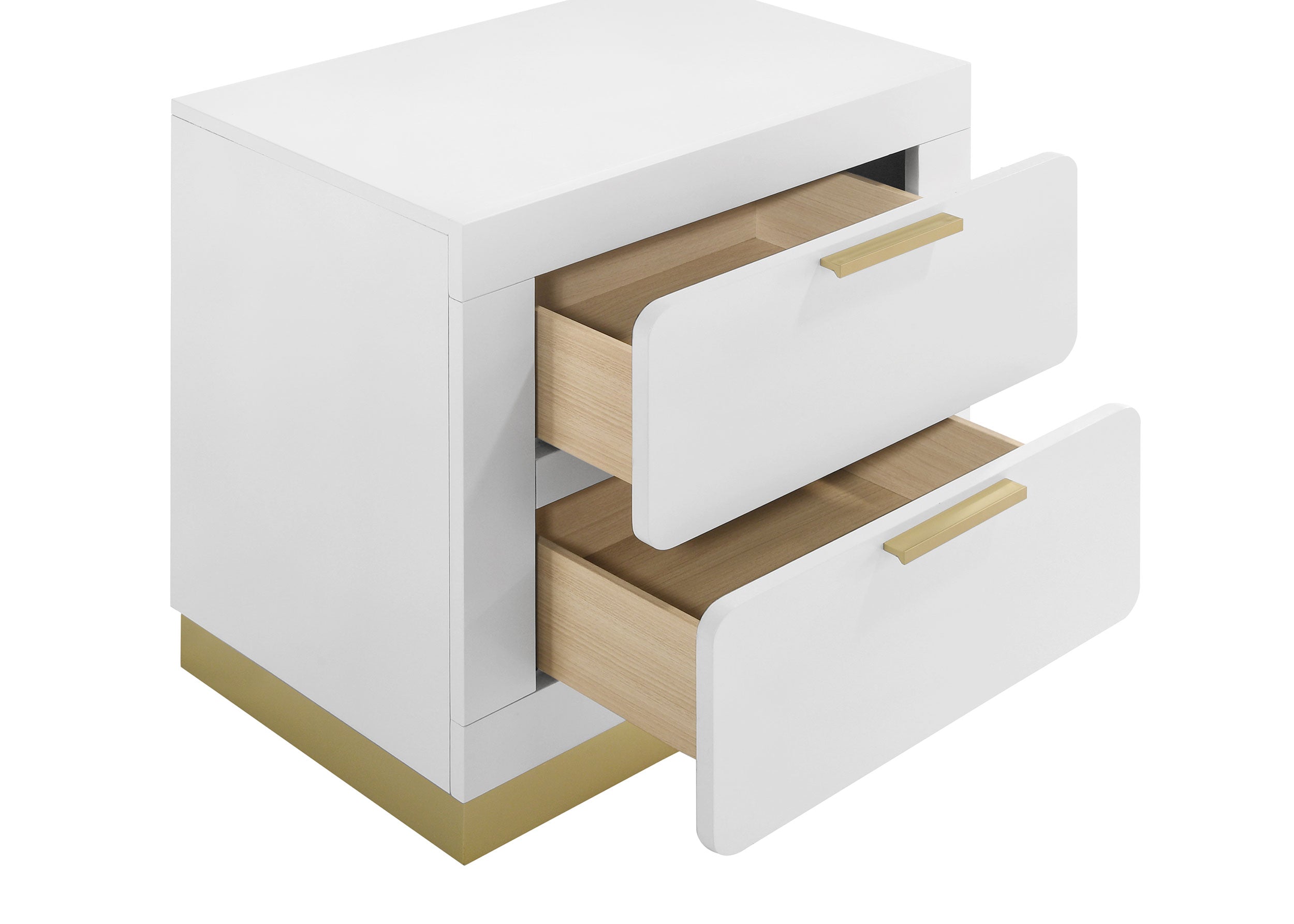 Caraway 2-drawer Nightstand White — view 10