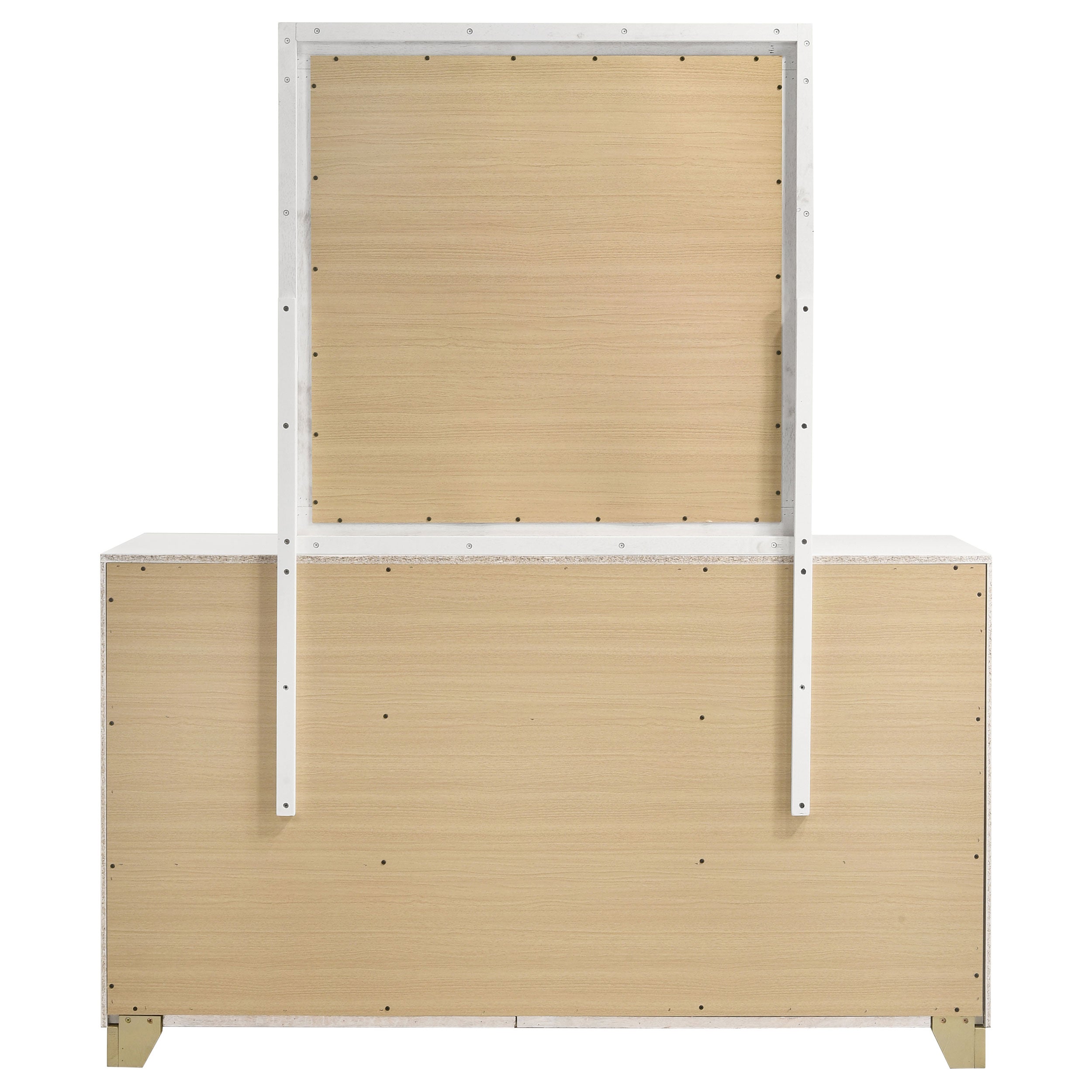 Caraway 6-drawer Dresser with Mirror White — view 7