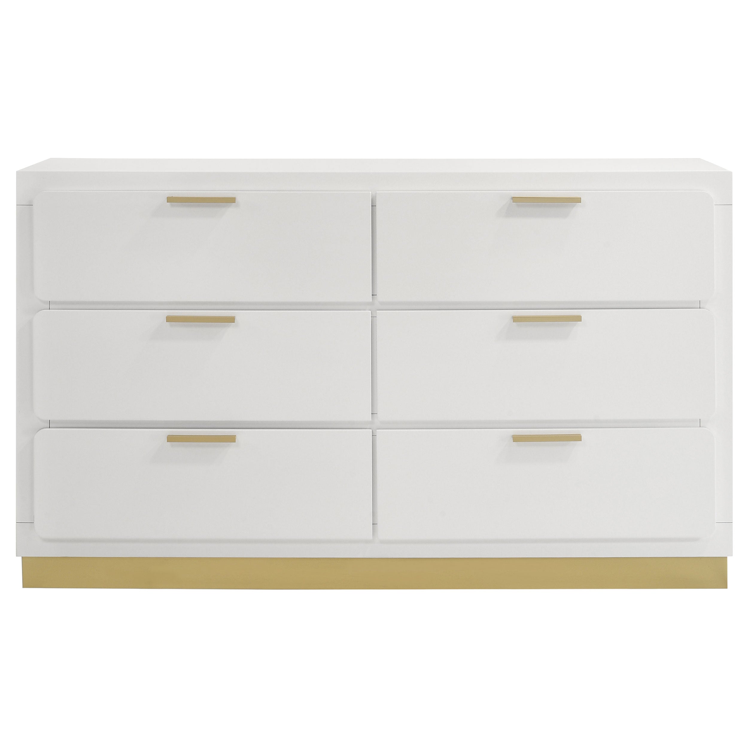 Caraway 6-drawer Dresser White — view 3