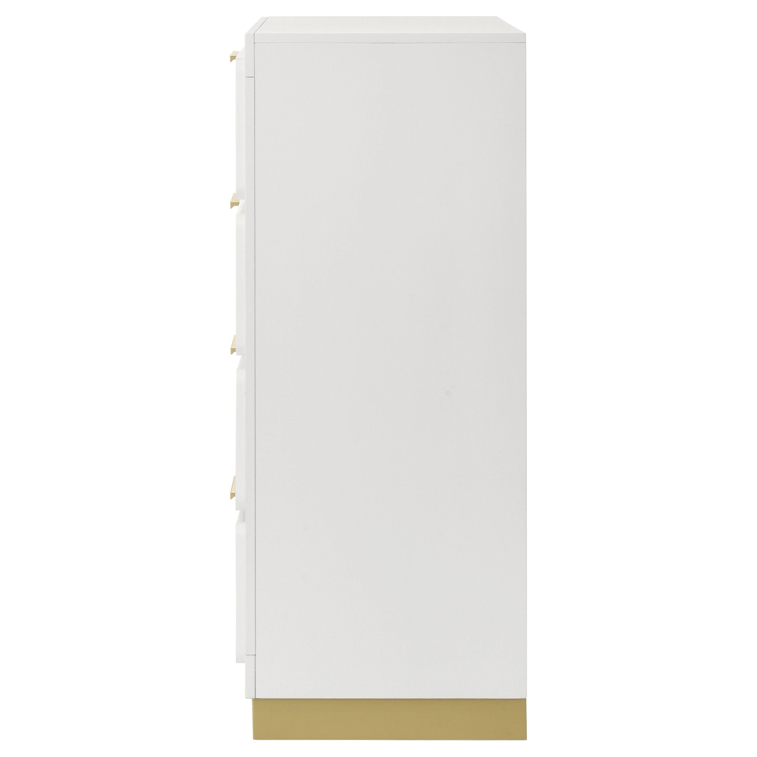Caraway 4-drawer Bedroom Chest White — view 5