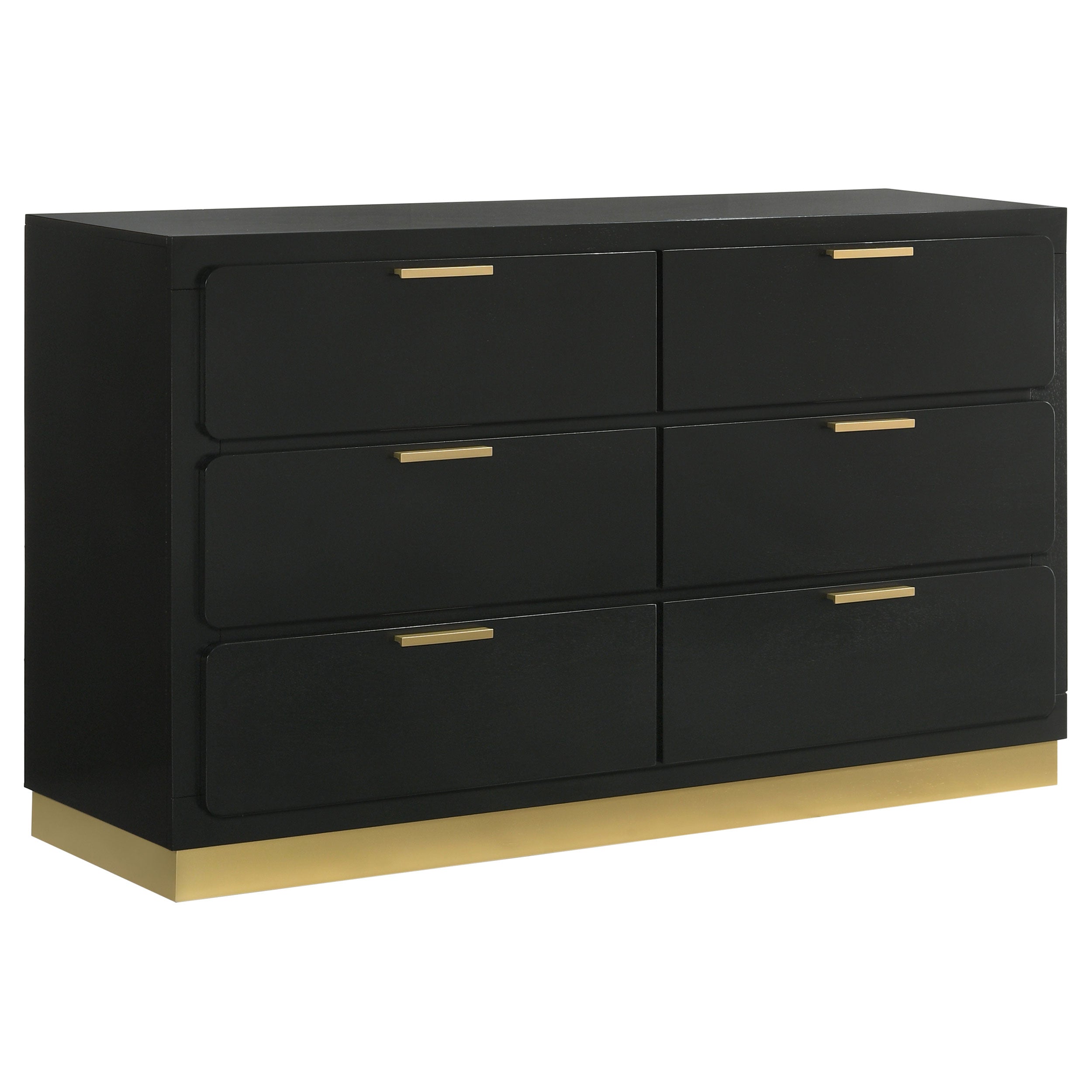 Caraway 5-piece Eastern King Bedroom Set Black — view 7