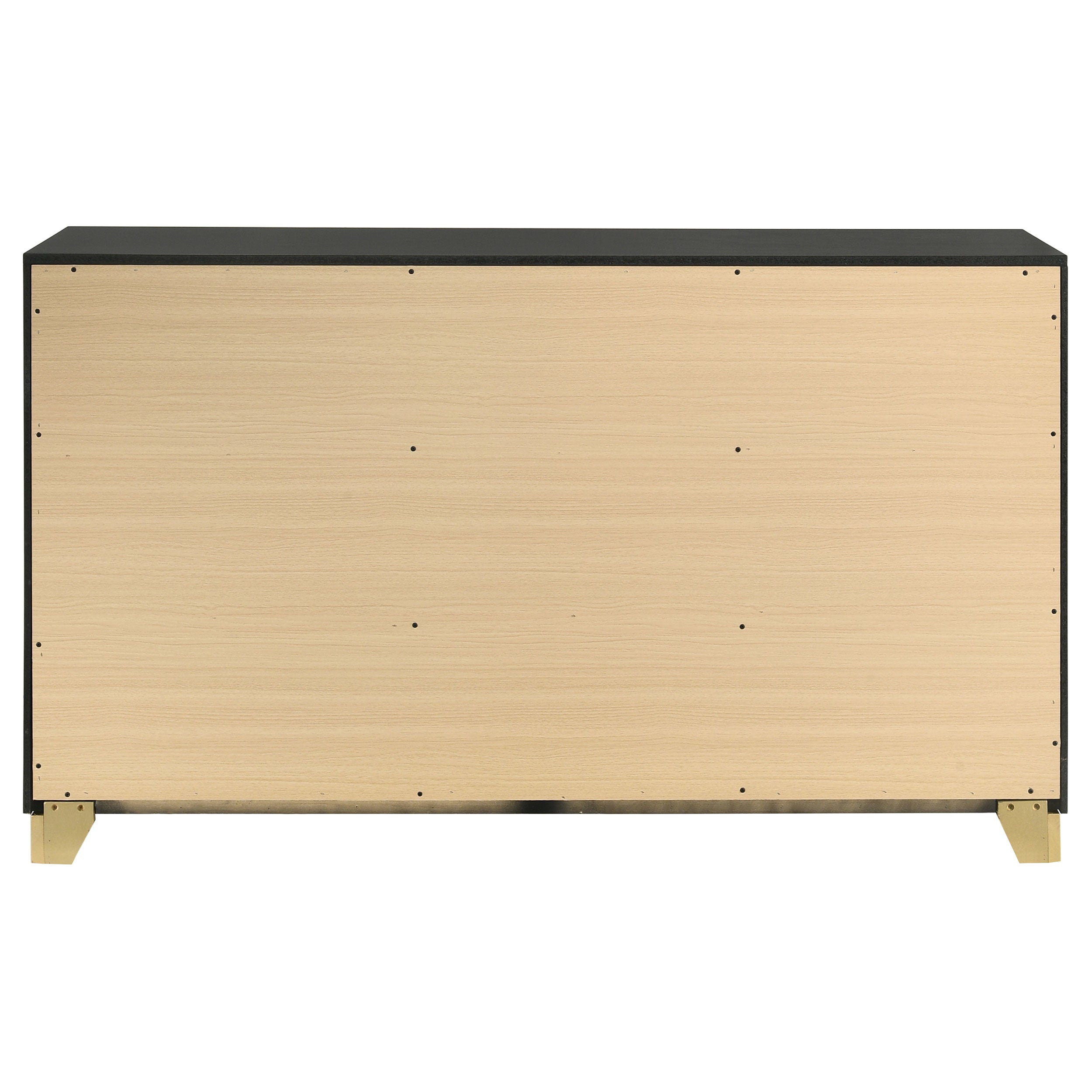 Caraway 6-drawer Dresser Black — view 7