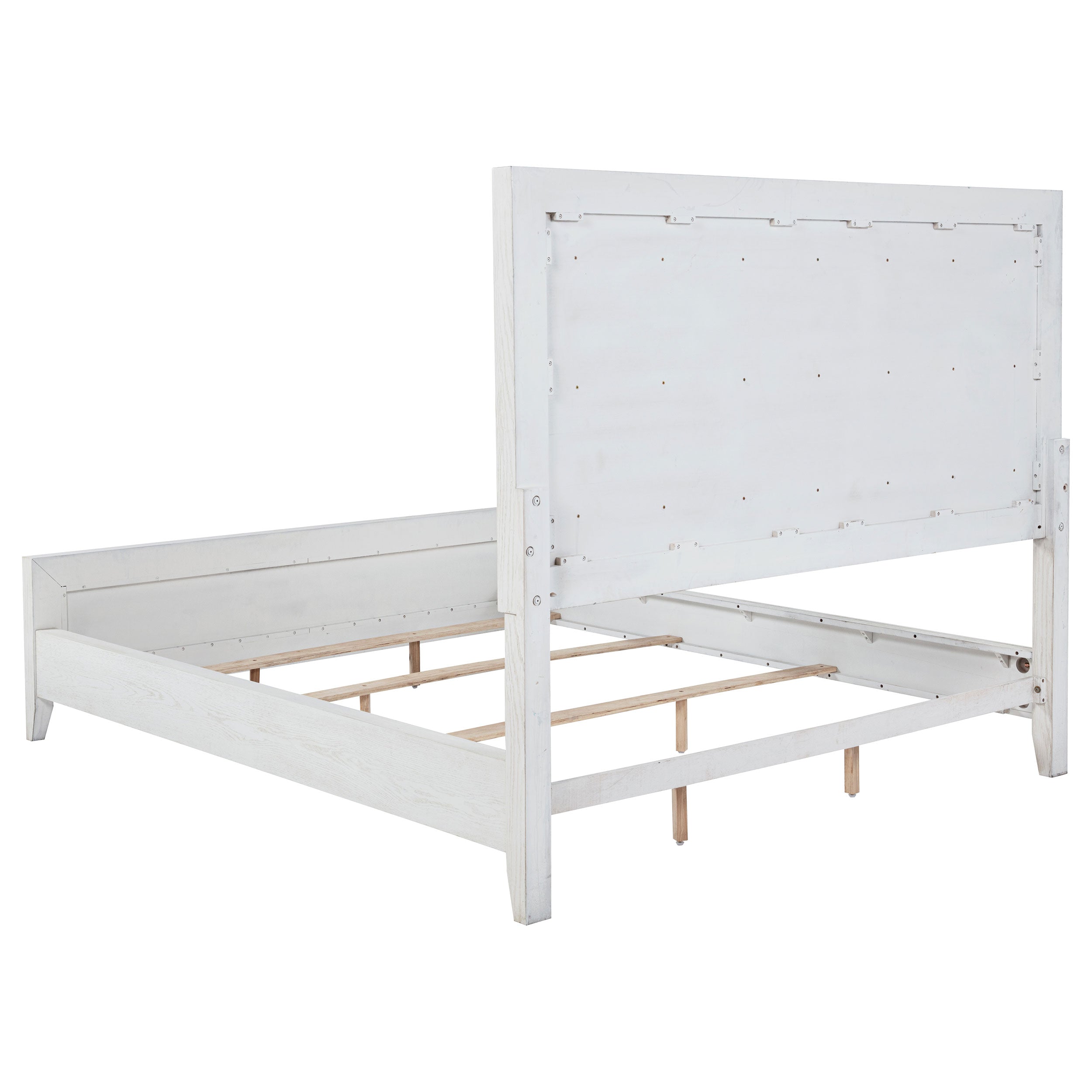 Marielle 4-piece Eastern King Bedroom Set Distressed White — view 4