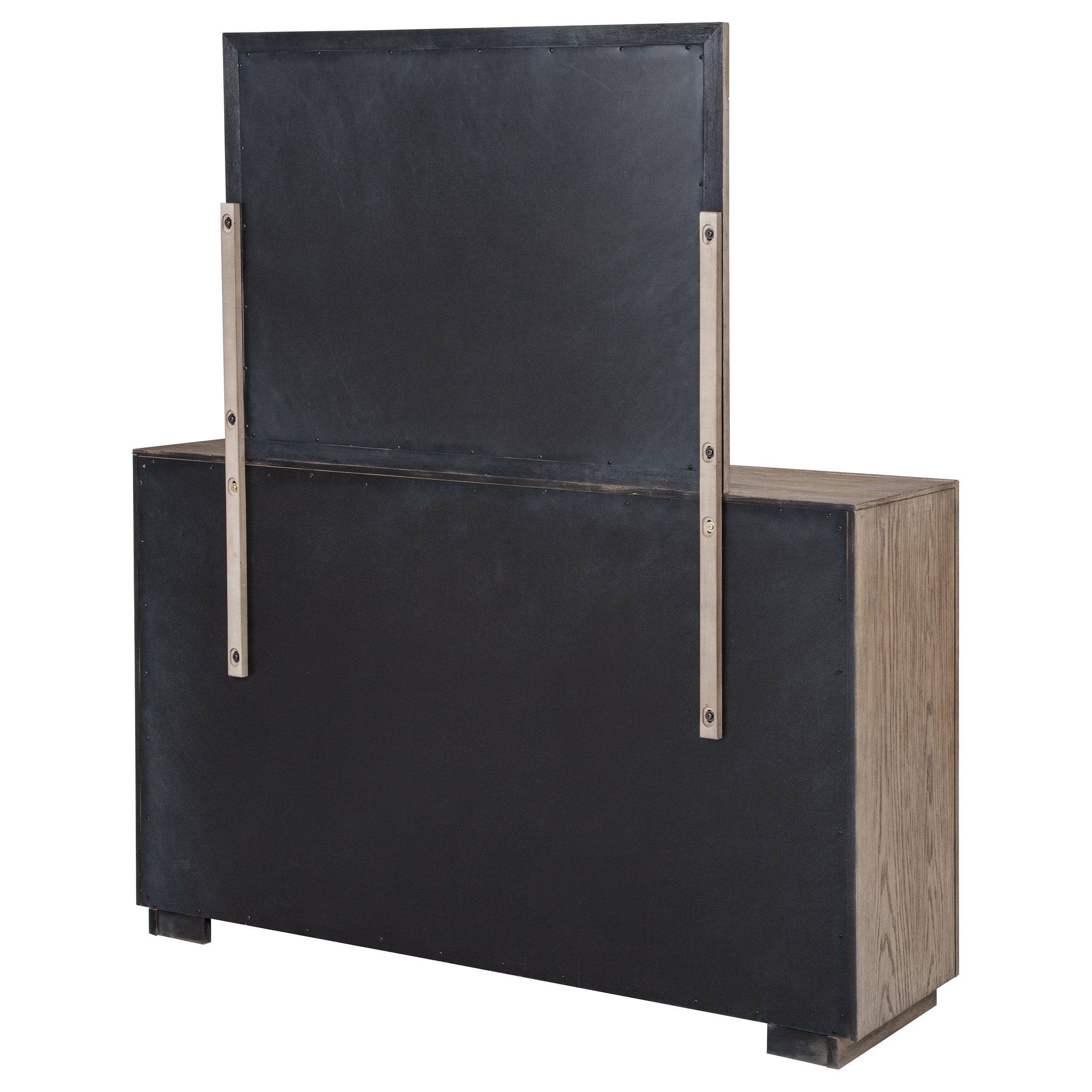 Kenora 6-drawer Dresser and Mirror Barley Brown — view 8