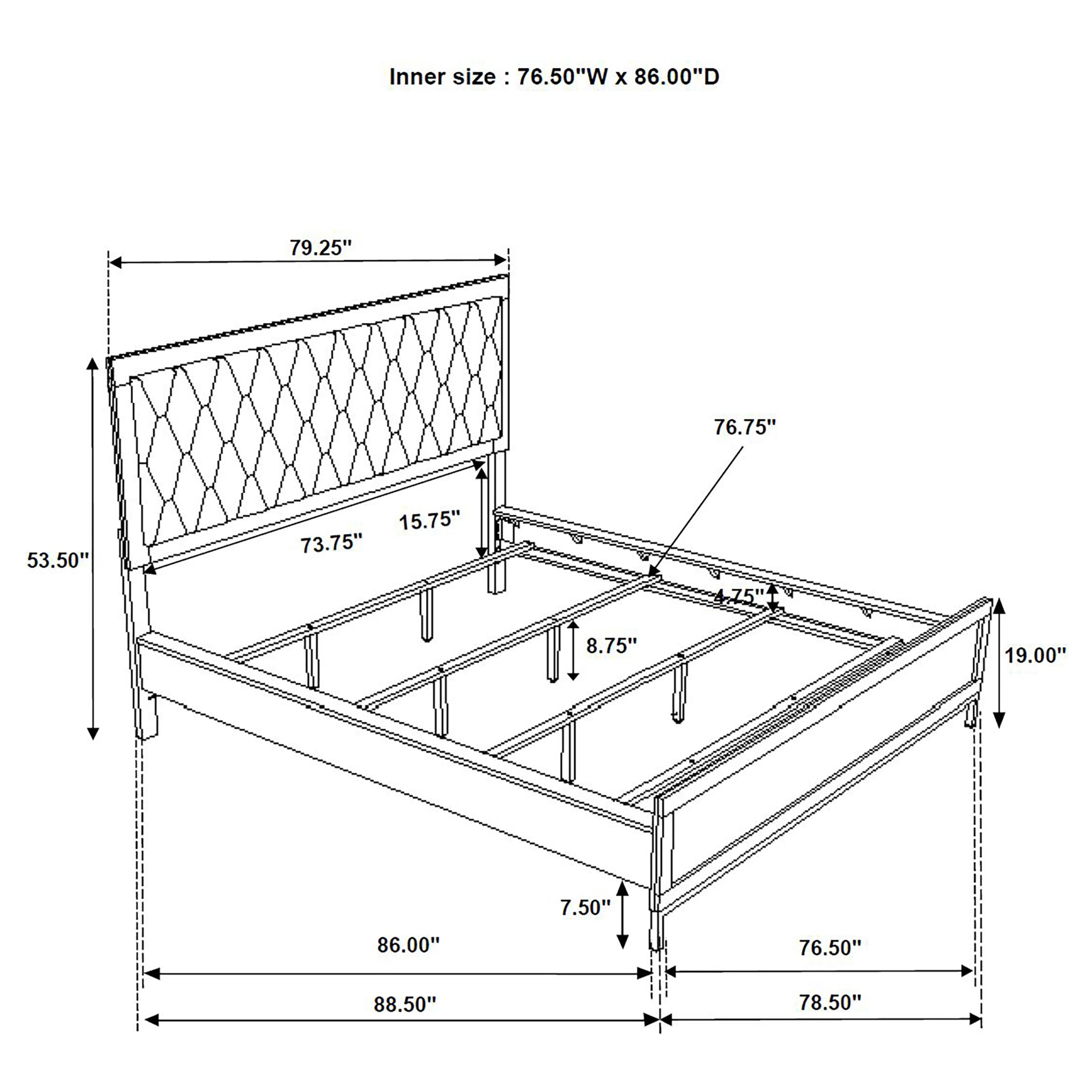 Sonora 5-piece California King Bedroom Set White — view 15