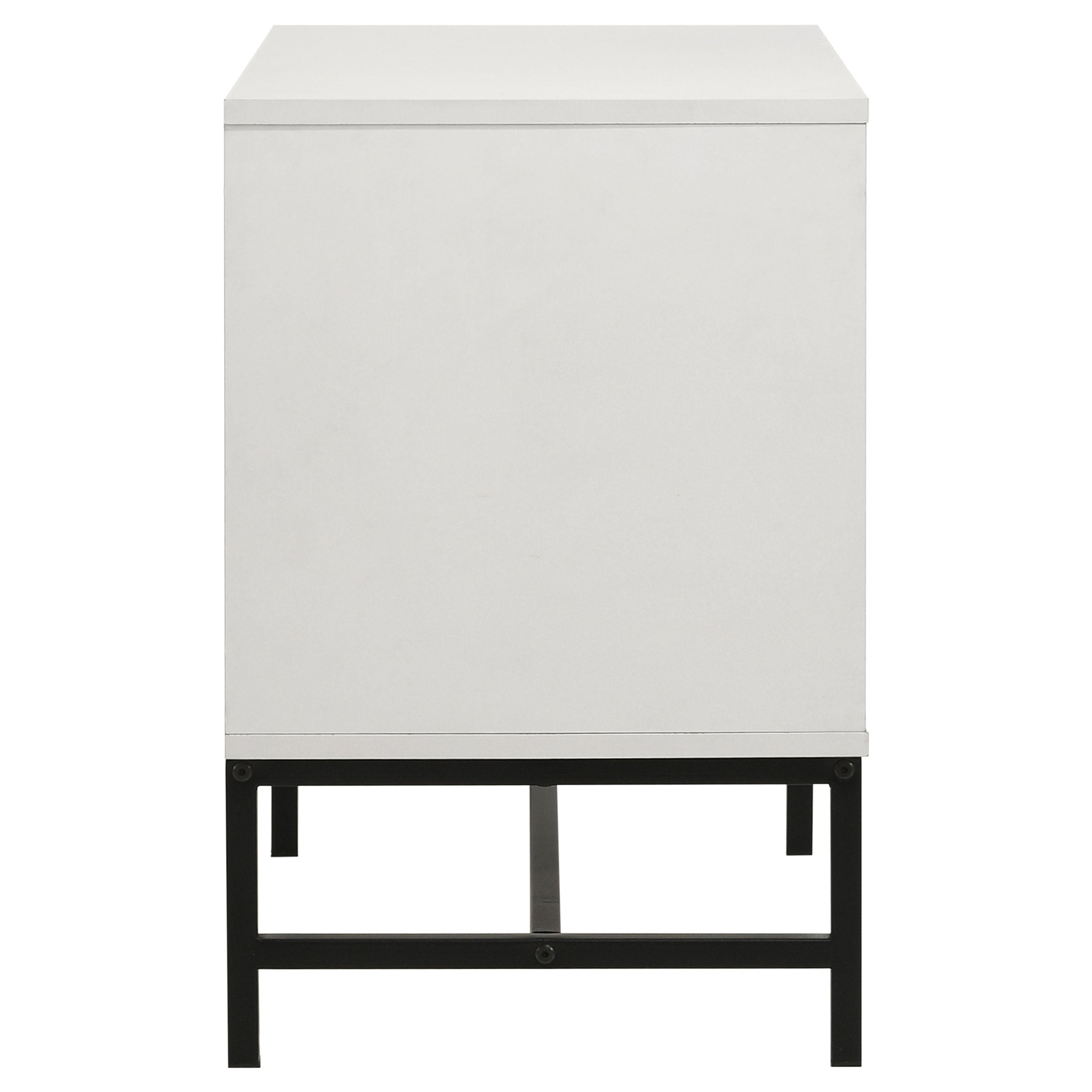 Sonora 2-drawer Nightstand Bedside Table White — view 5