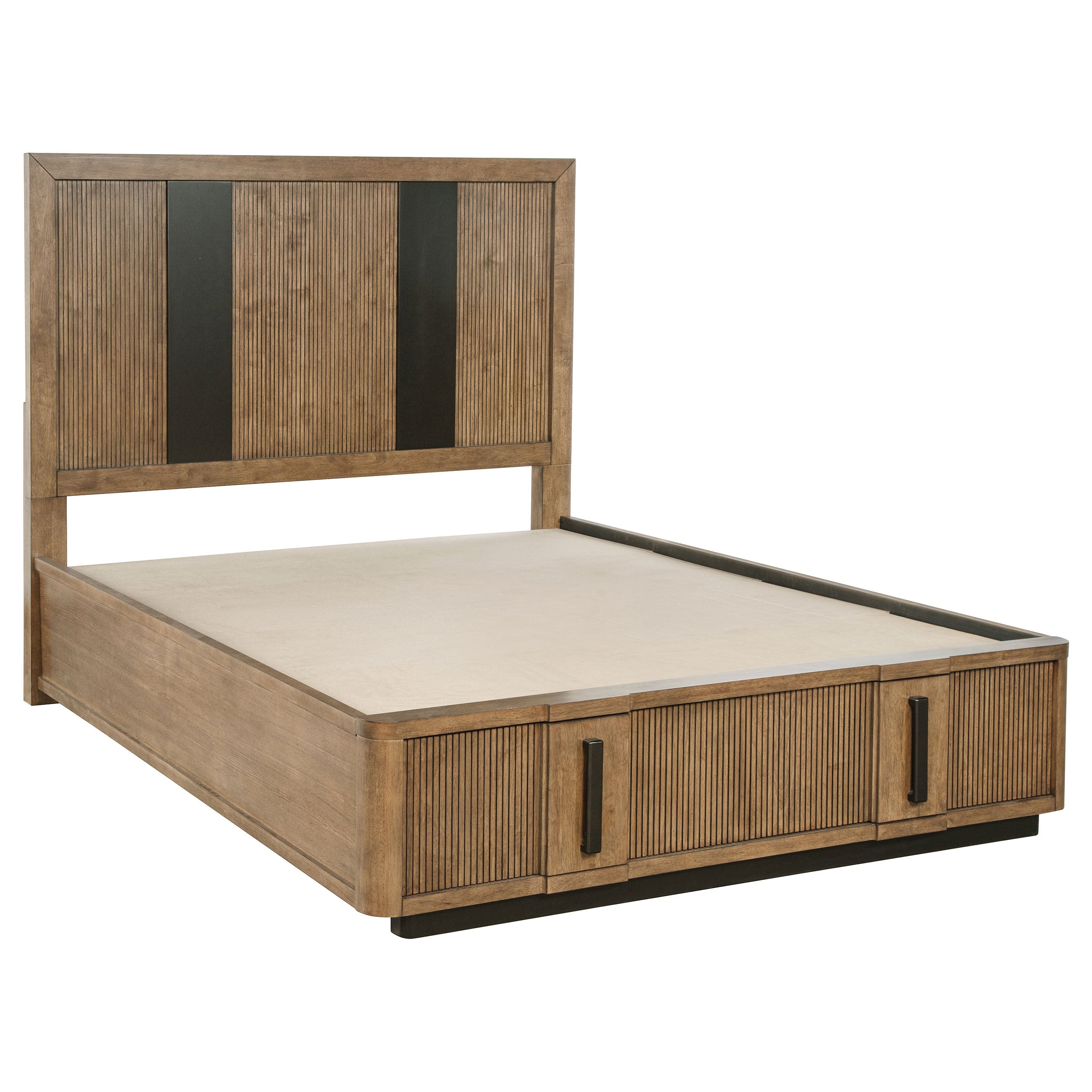 Terrace 2-drawer Eastern King Storage Bed Ash Brown — view 1