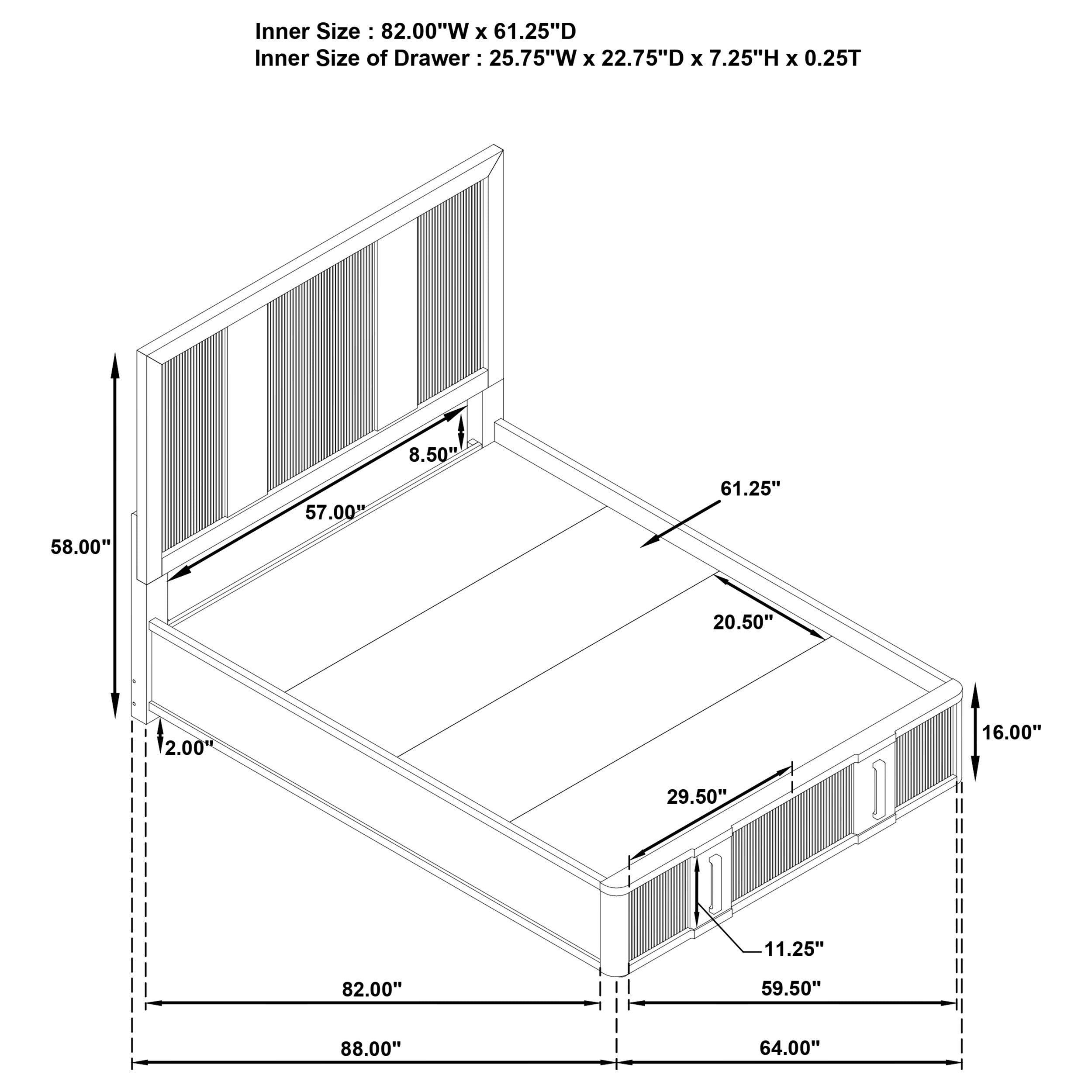 Terrace 5-piece Queen Bedroom Set Ash Brown — view 16