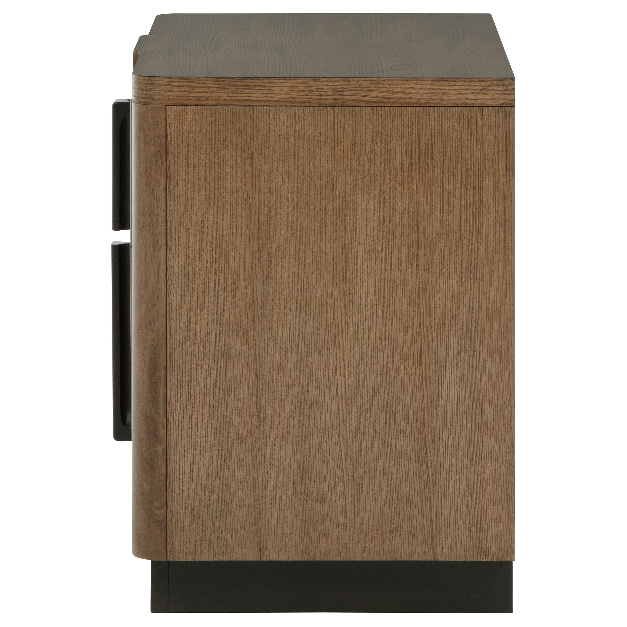 Terrace 2-drawer Nightstand Bedside Table Ash Brown — view 5