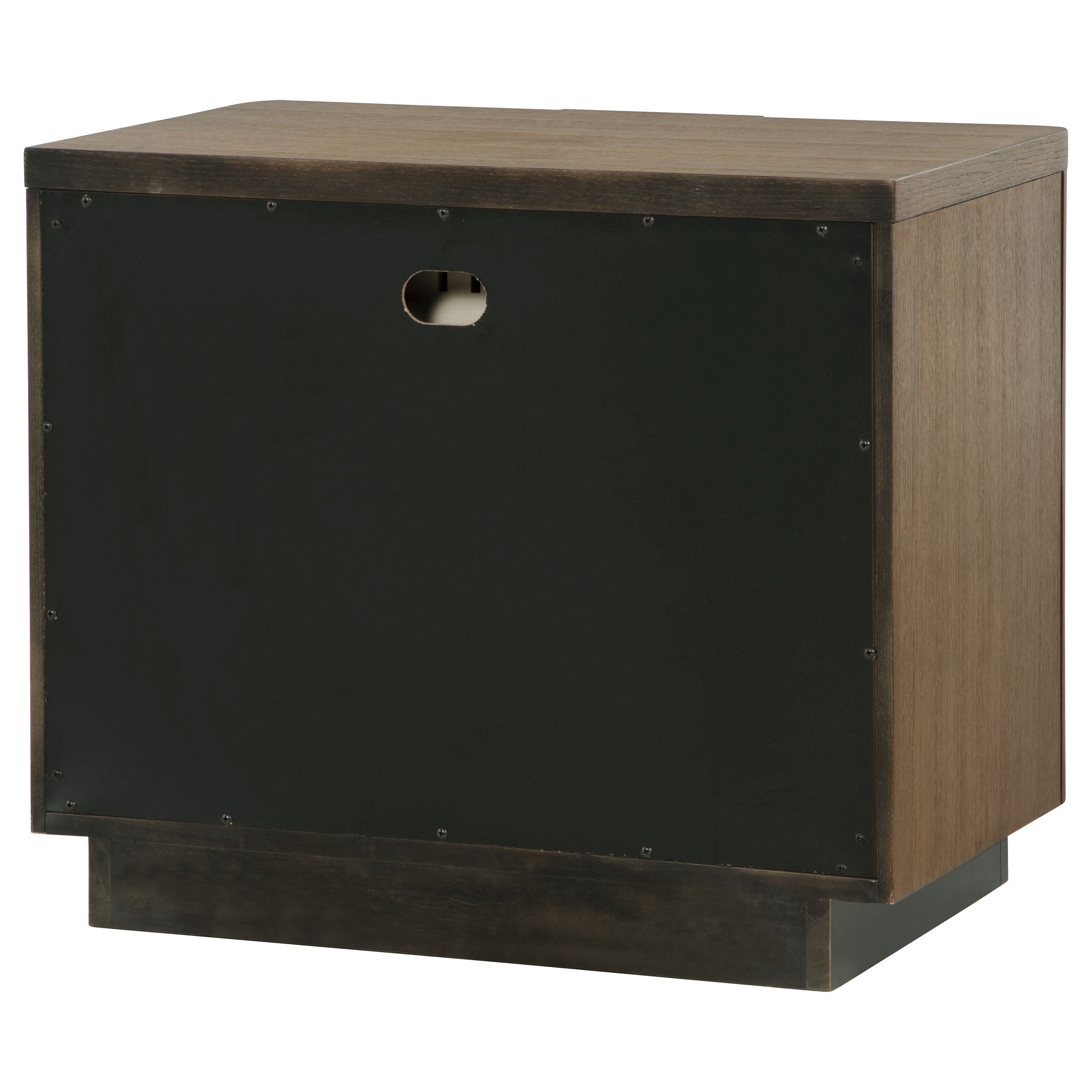 Terrace 2-drawer Nightstand Bedside Table Ash Brown — view 8