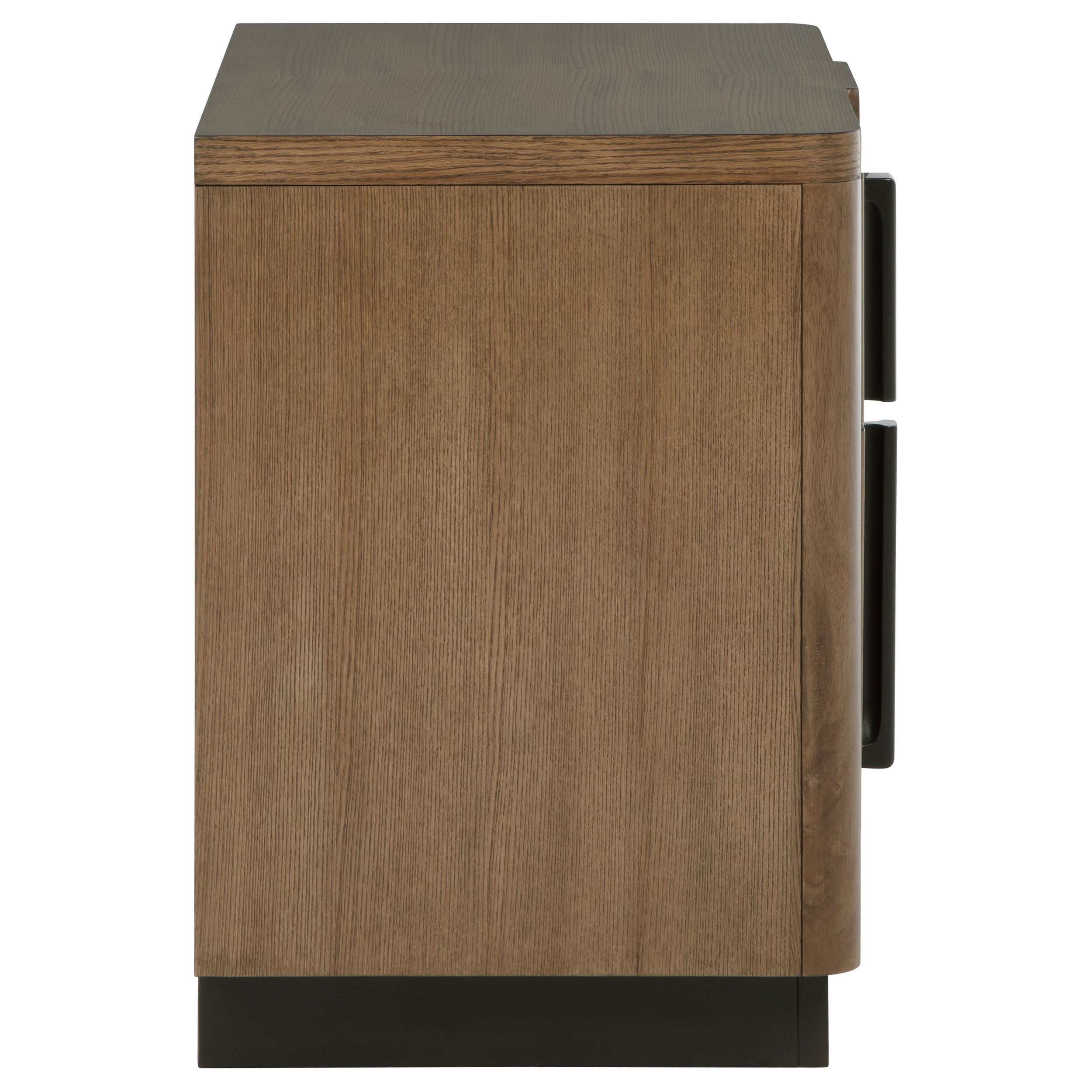 Terrace 2-drawer Nightstand Bedside Table Ash Brown — view 9