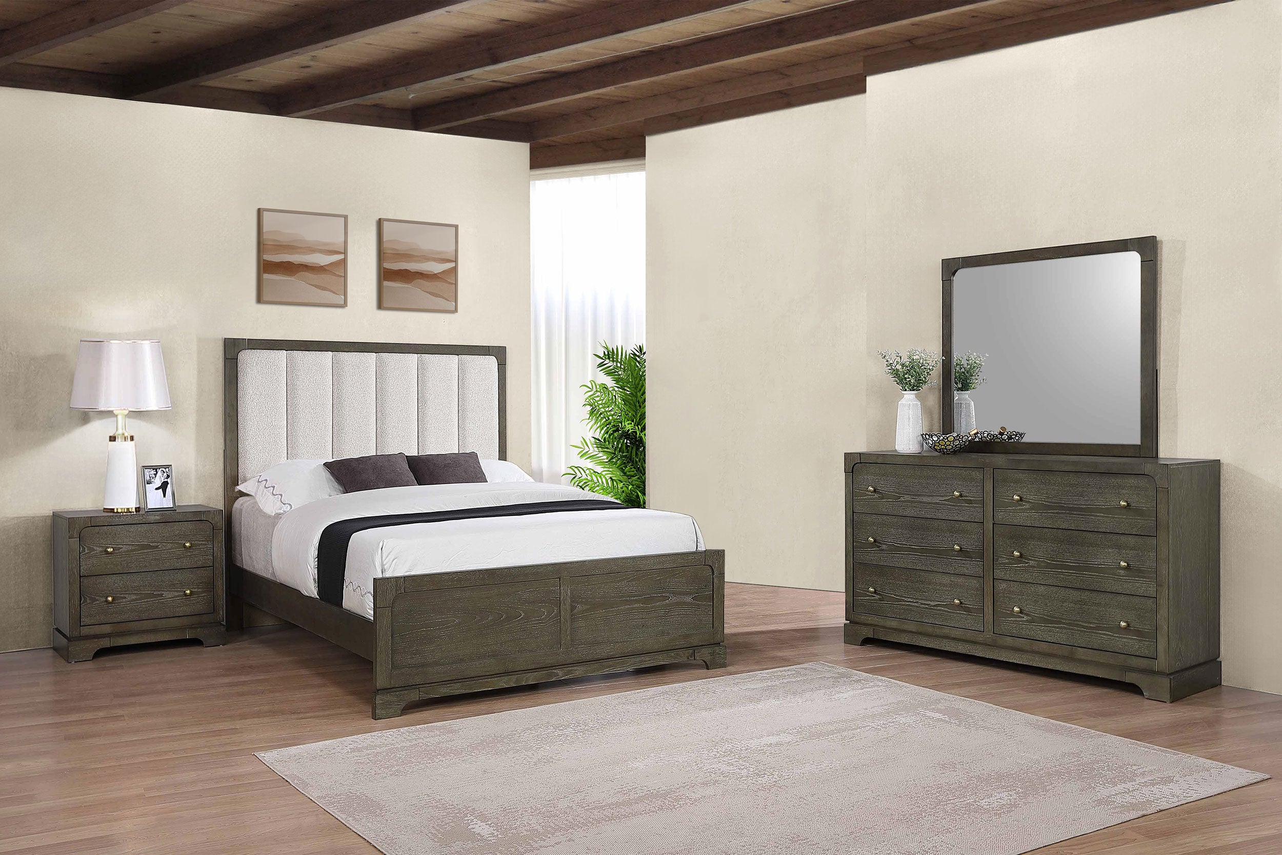 Gran Park 4-piece Queen Bedroom Set Dark Cocoa — view 1