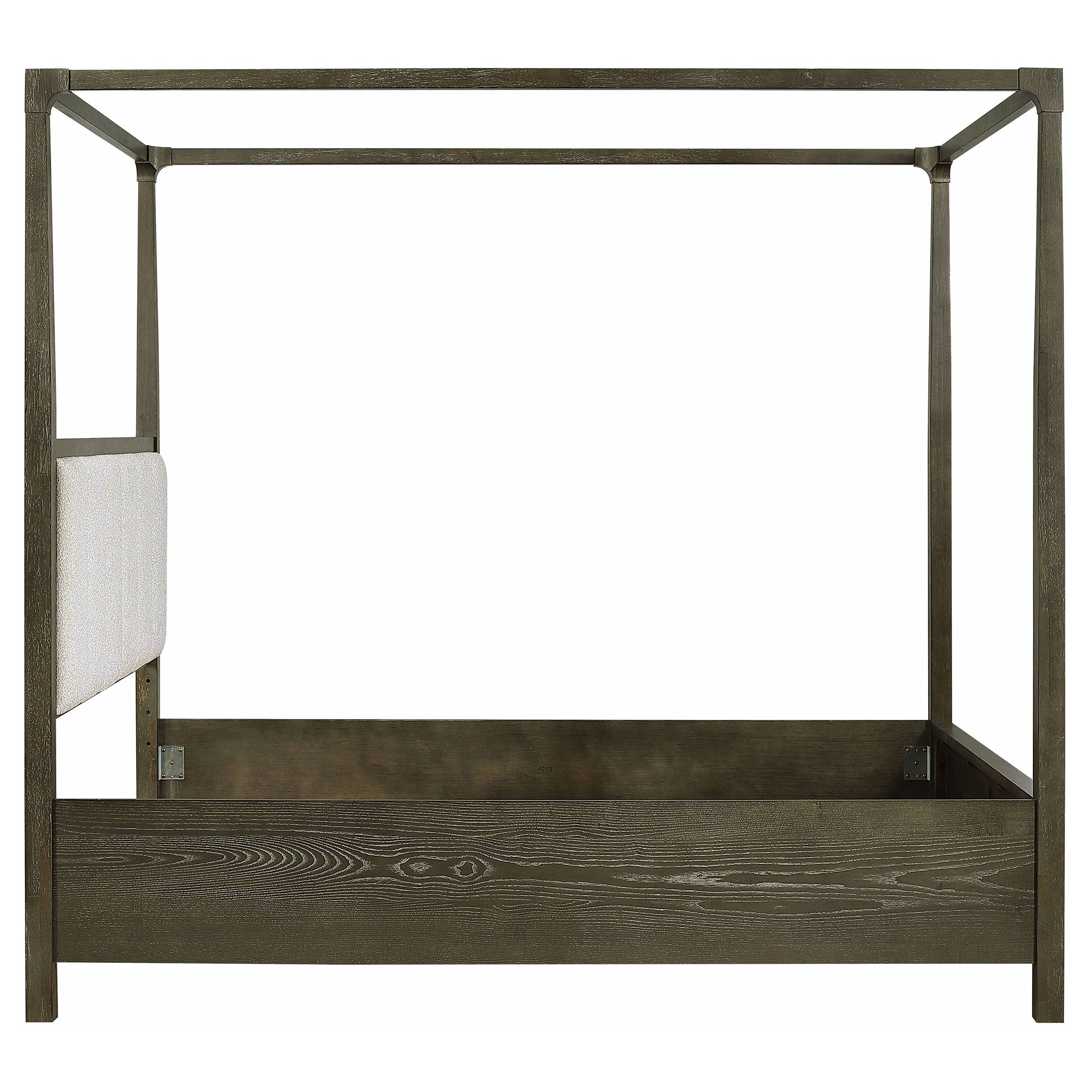 Gran Park Queen Canopy Bed Dark Cocoa — view 6