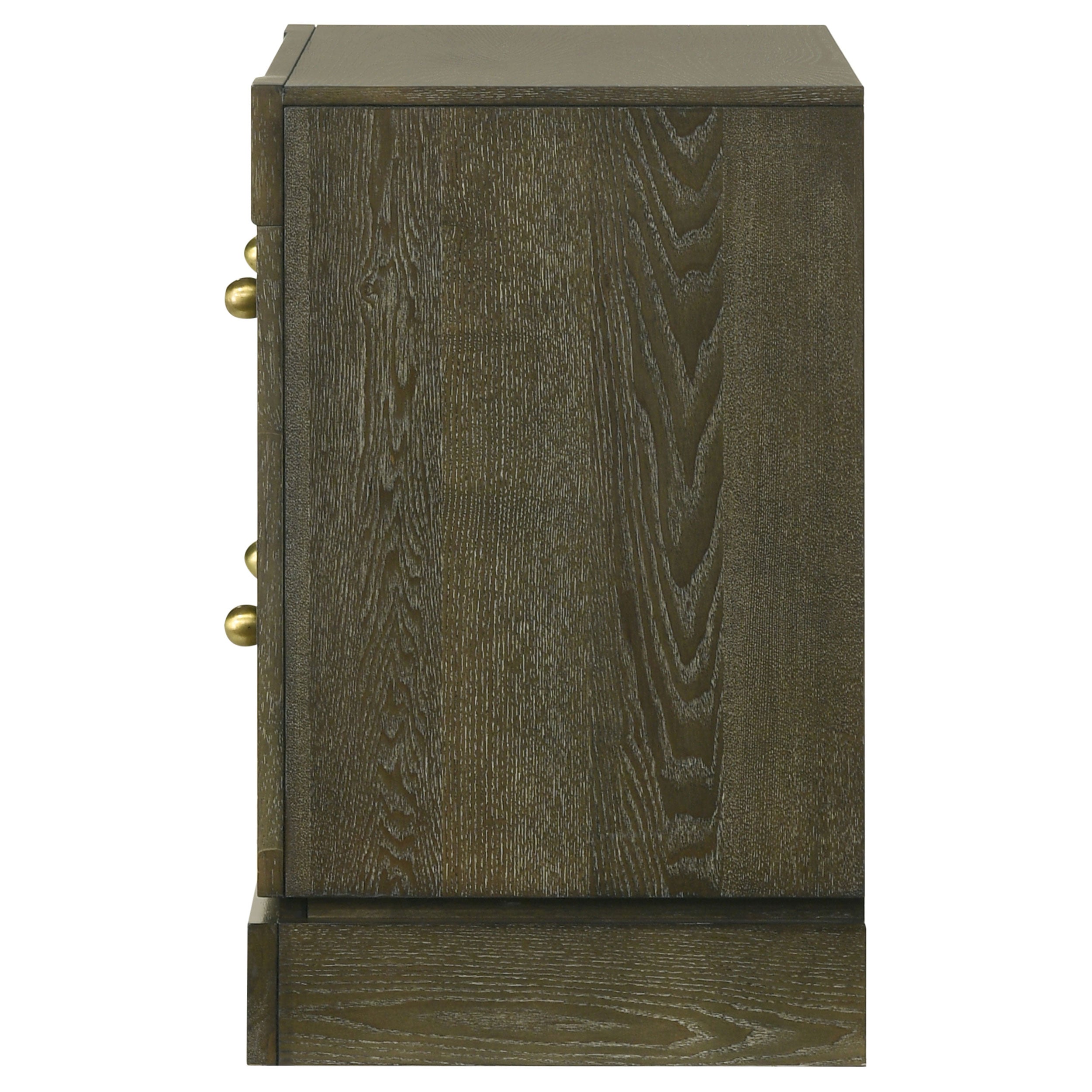 Gran Park 2-drawer Nightstand Bedside Table Dark Cocoa — view 5