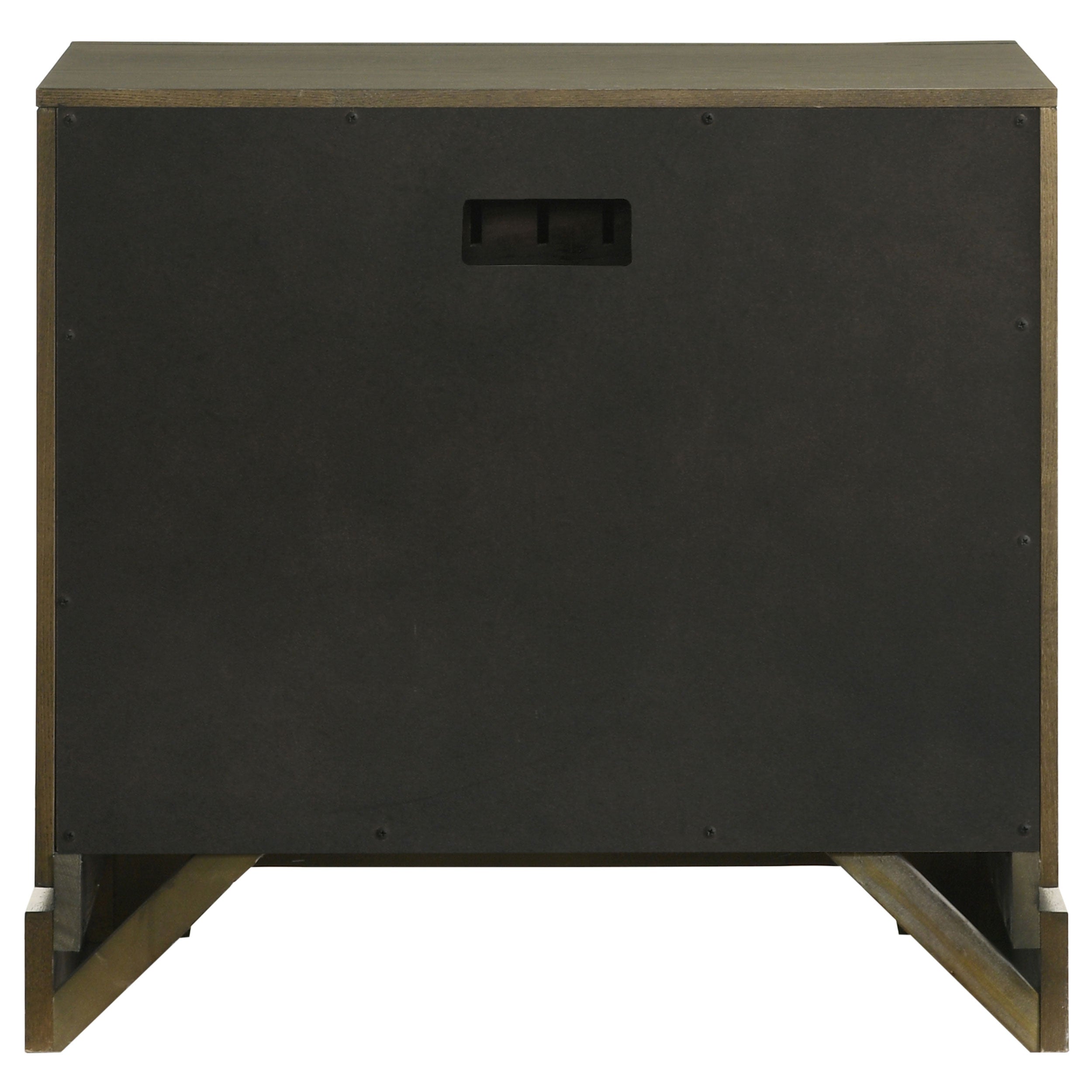 Gran Park 2-drawer Nightstand Bedside Table Dark Cocoa — view 7