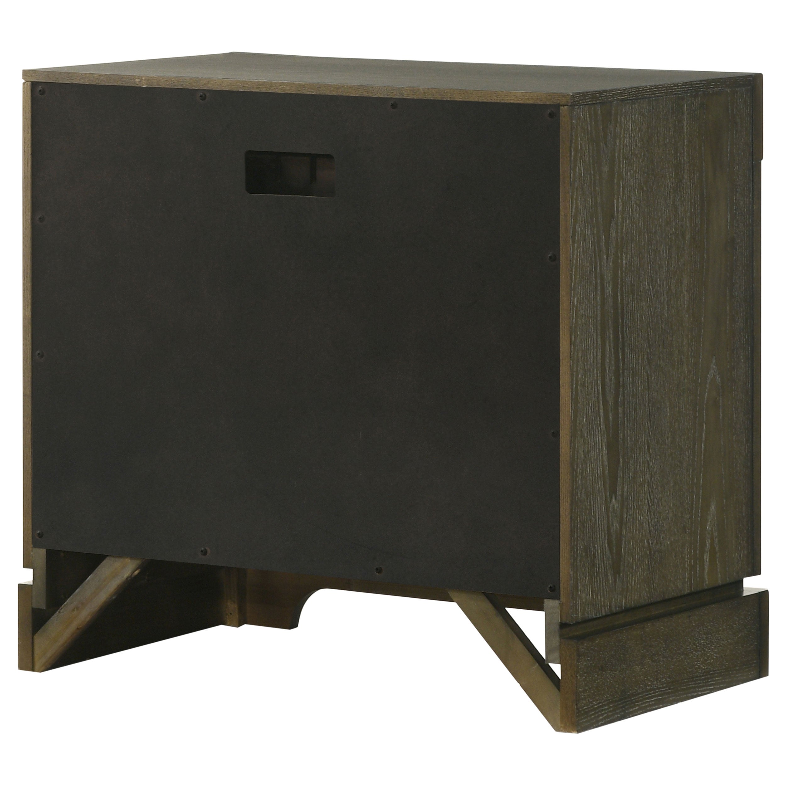 Gran Park 2-drawer Nightstand Bedside Table Dark Cocoa — view 8