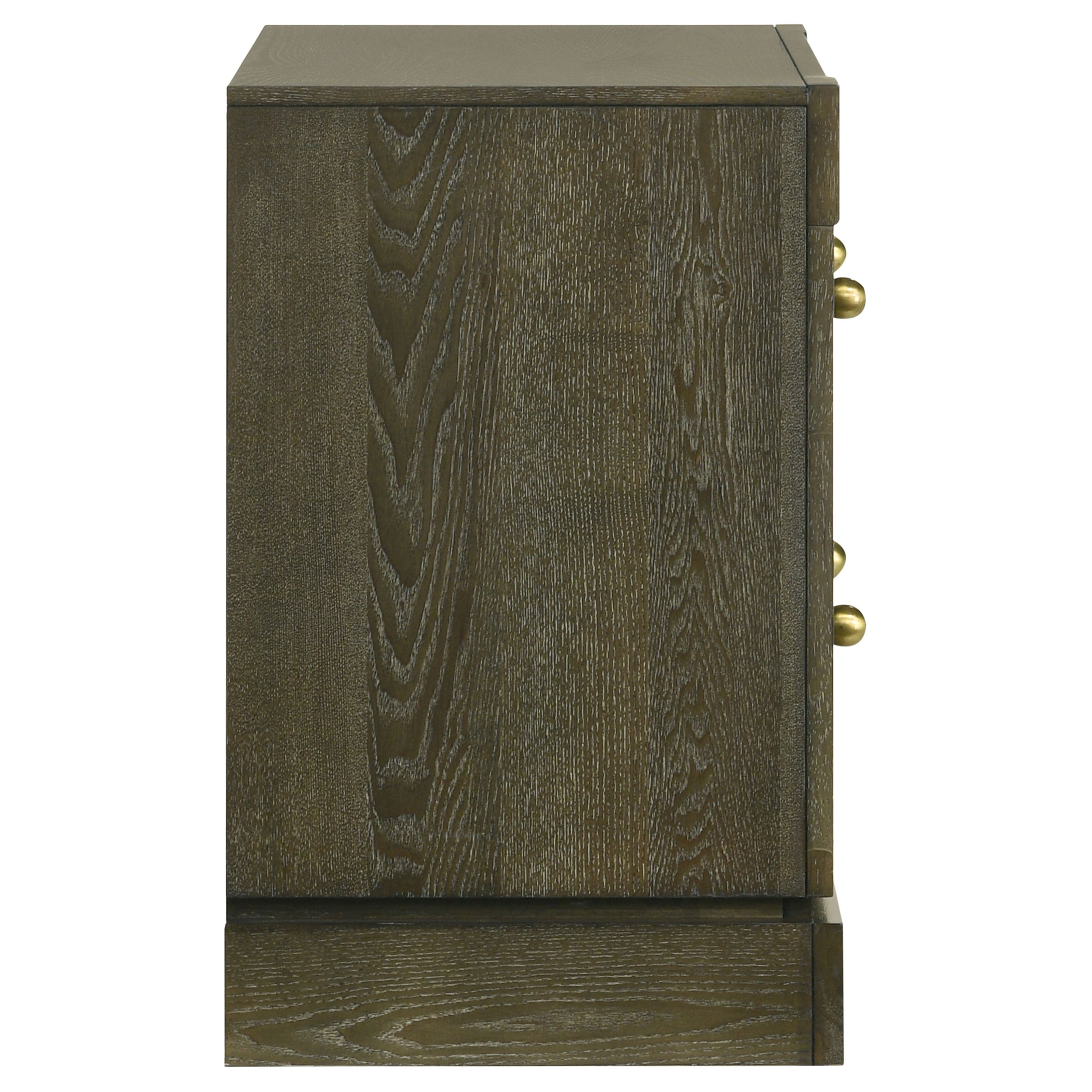 Gran Park 2-drawer Nightstand Bedside Table Dark Cocoa — view 9