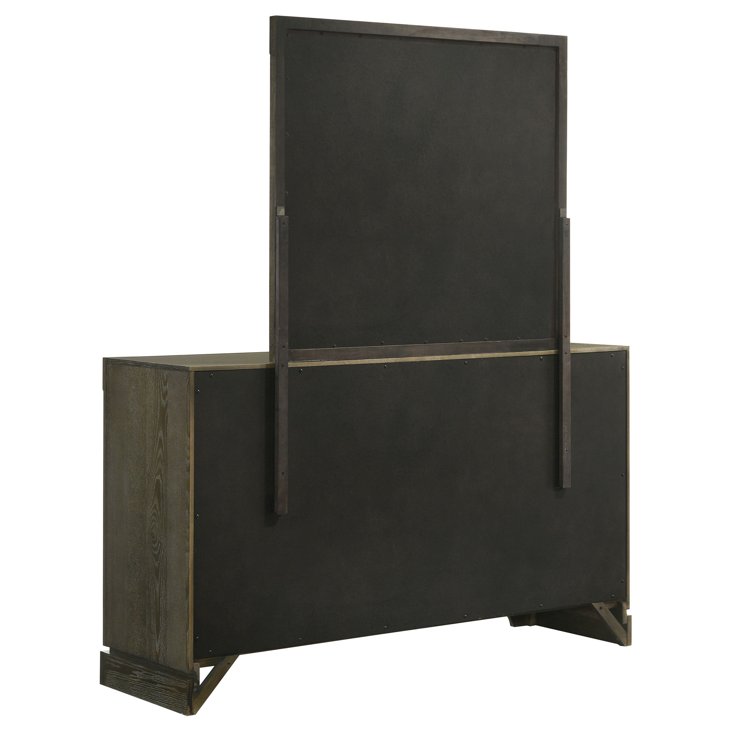 Gran Park 6-drawer Dresser and Mirror Dark Cocoa — view 6