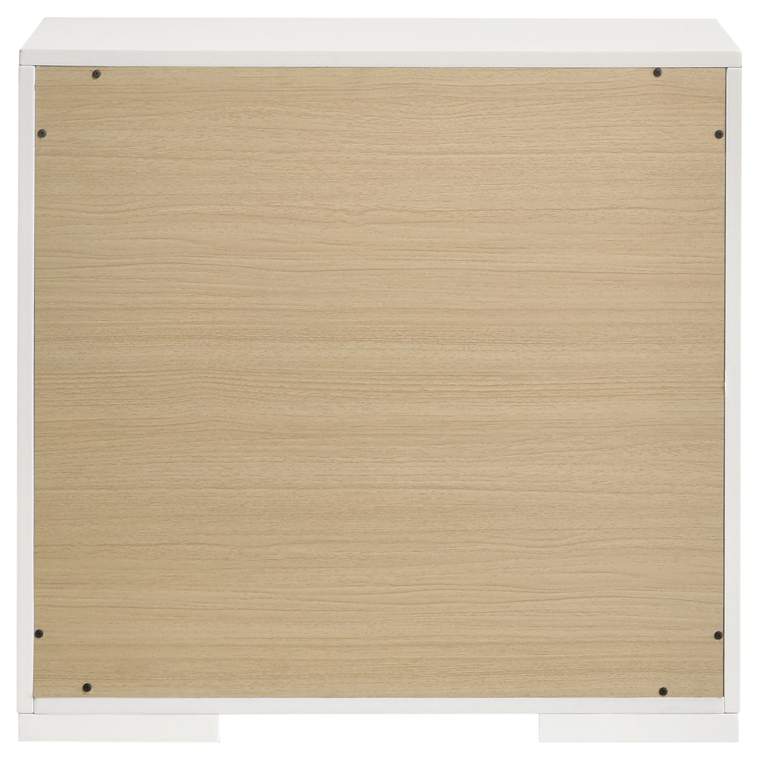 Ives 2-drawer Nightstand Bedside Table White High Gloss — view 7