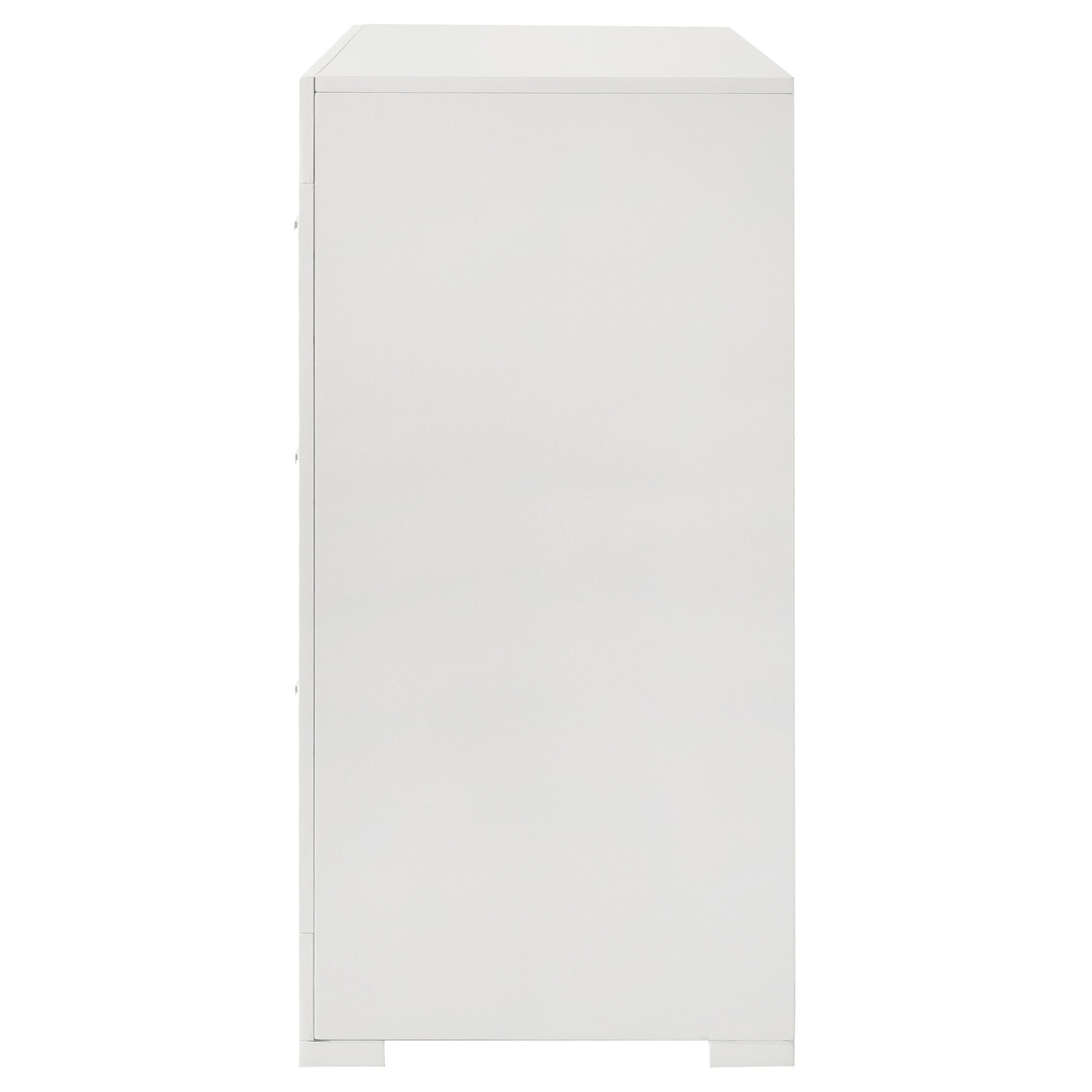Ives 6-drawer Dresser Cabinet White High Gloss — view 5