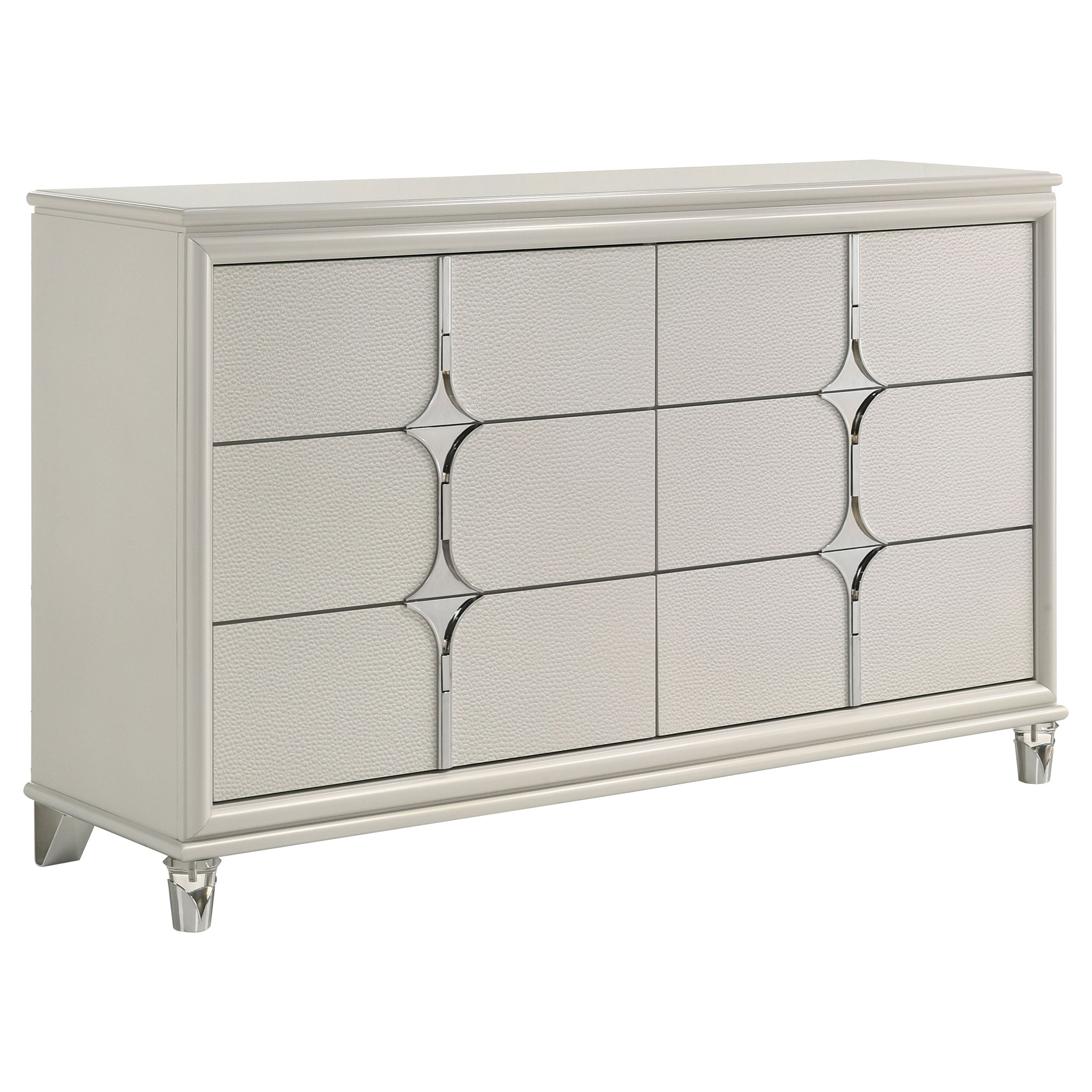 Olivia 5-piece Queen Bedroom Set Pearl White — view 7