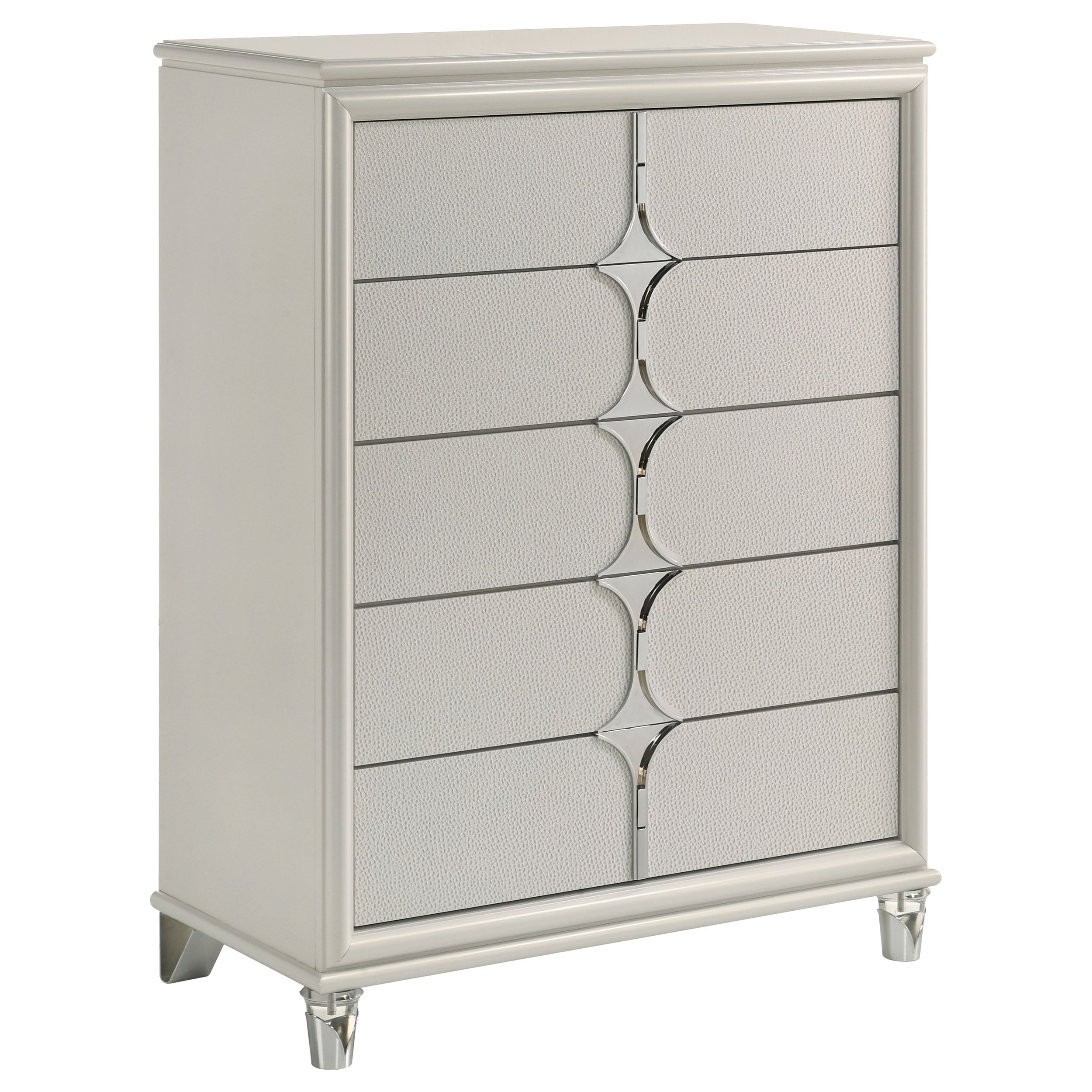 Olivia 5-piece Queen Bedroom Set Pearl White — view 11