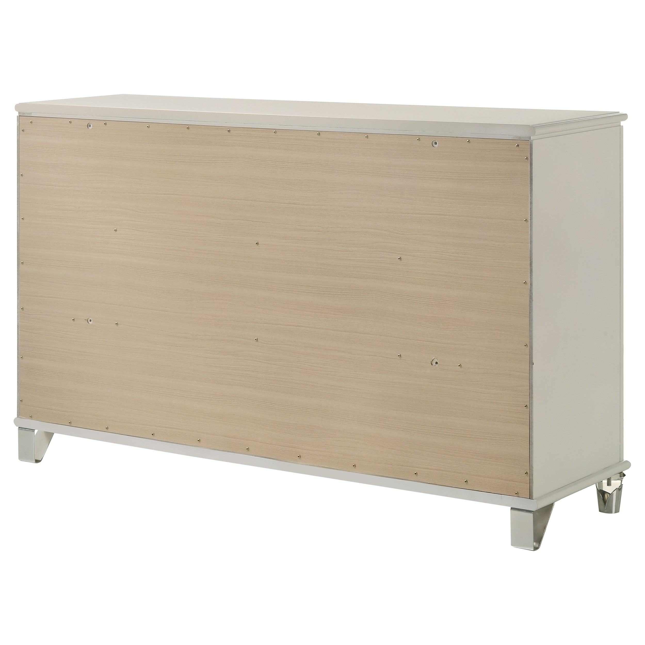 Olivia 6-drawer Dresser Cabinet Pearl White — view 8