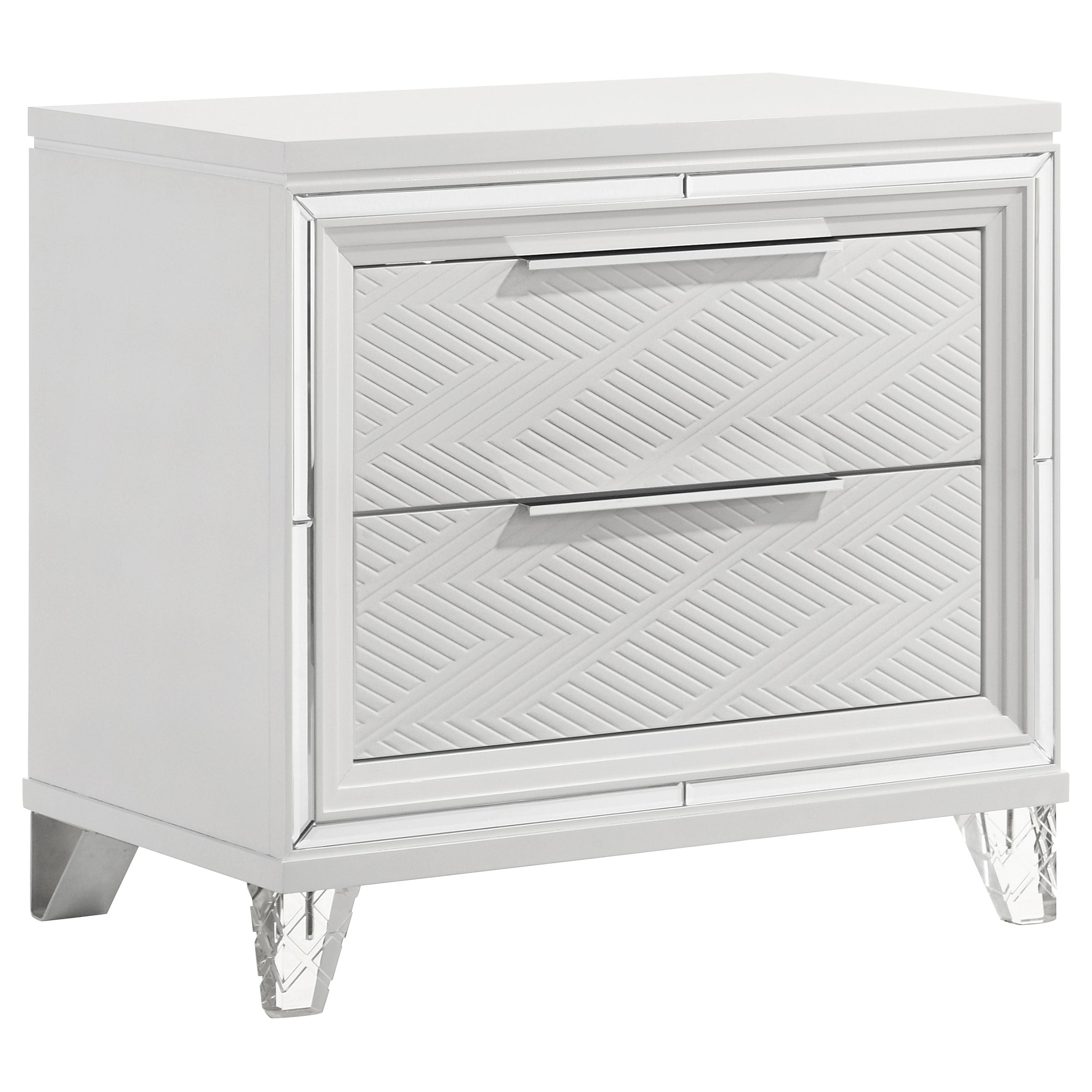 Marmore 4-piece Eastern King Bedroom Set White — view 5