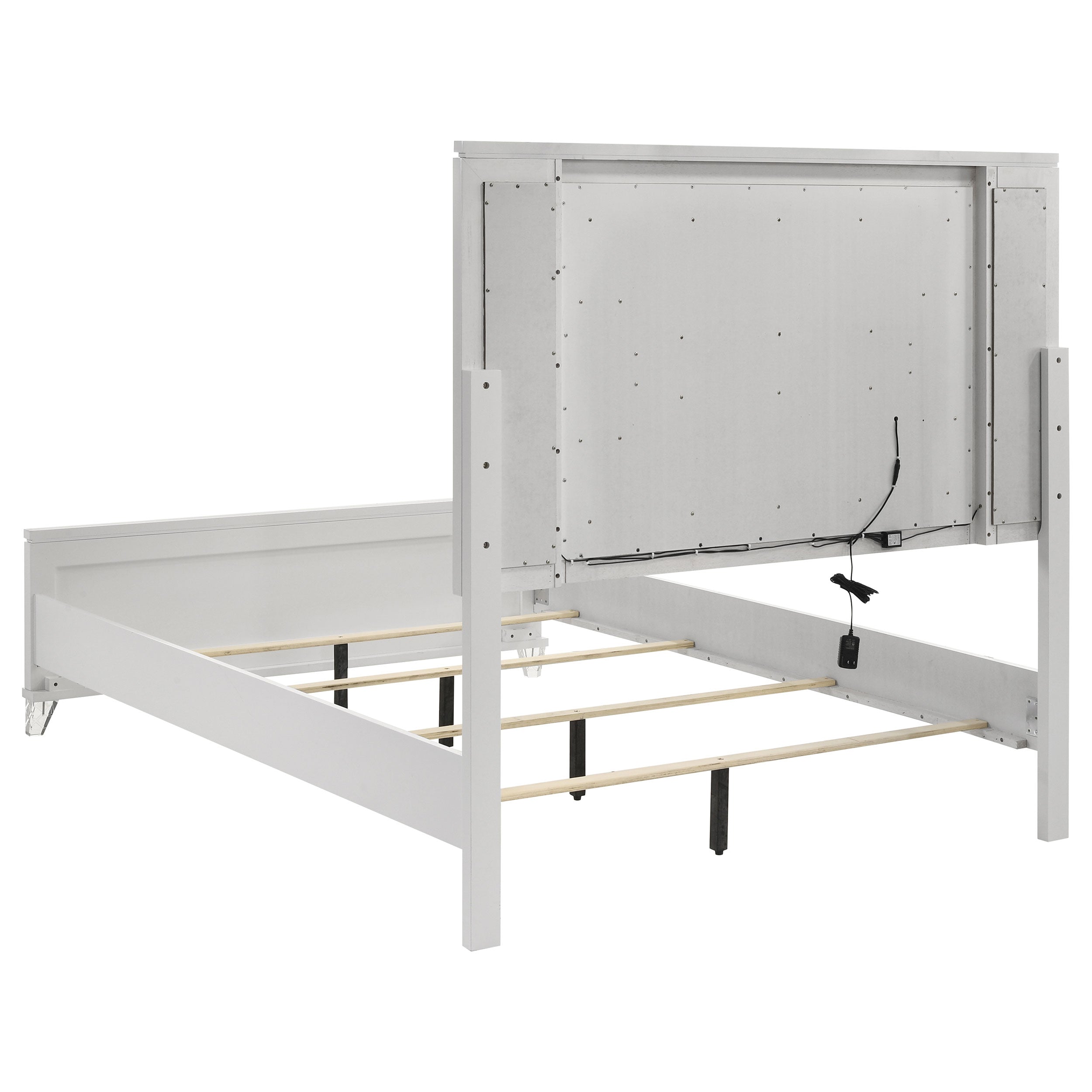 Marmore 5-piece Queen Bedroom Set White — view 4