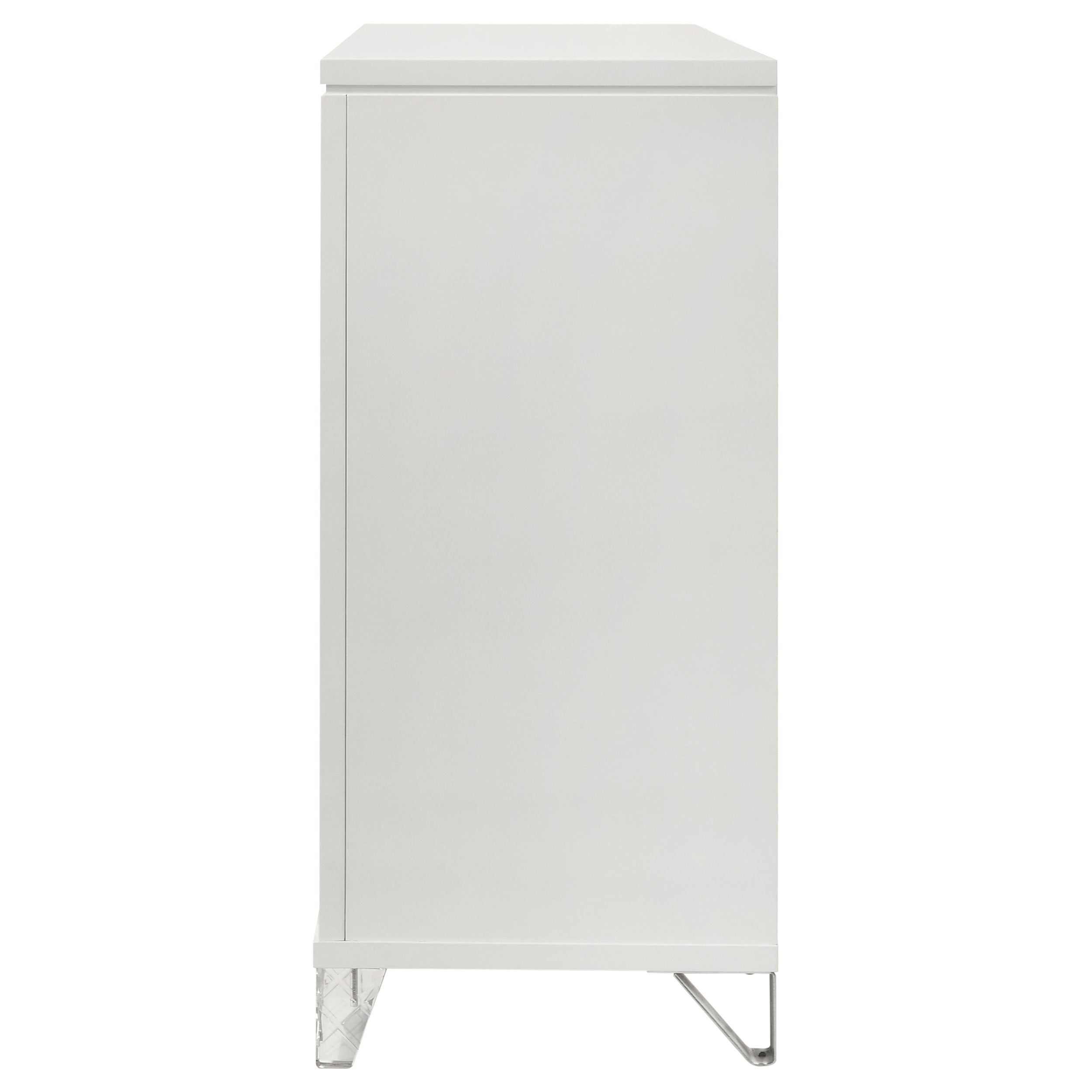 Marmore 9-drawer Dresser Cabinet White — view 5